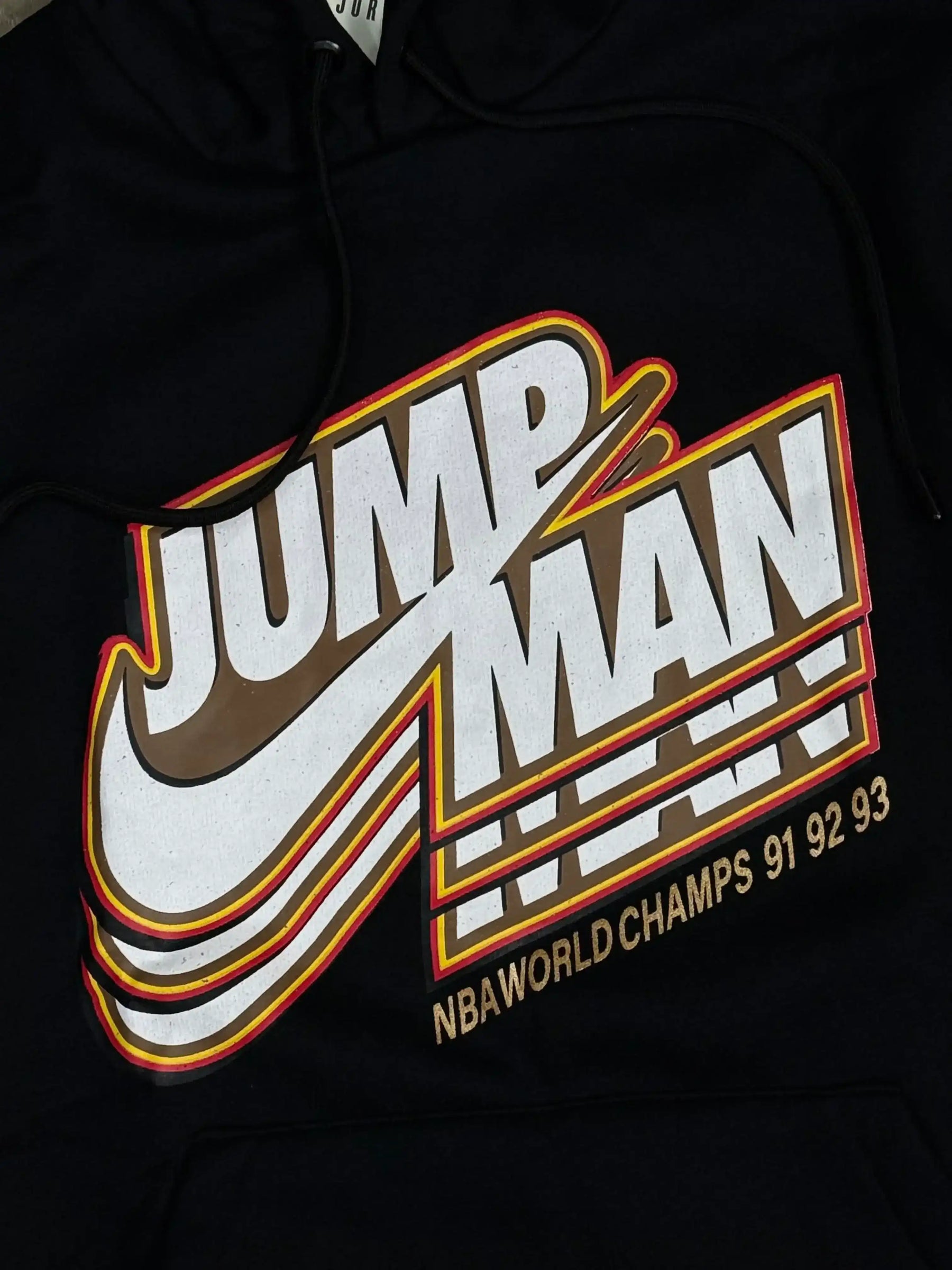 MOLETOM CANGURU NK JUMPMAN - PRETO