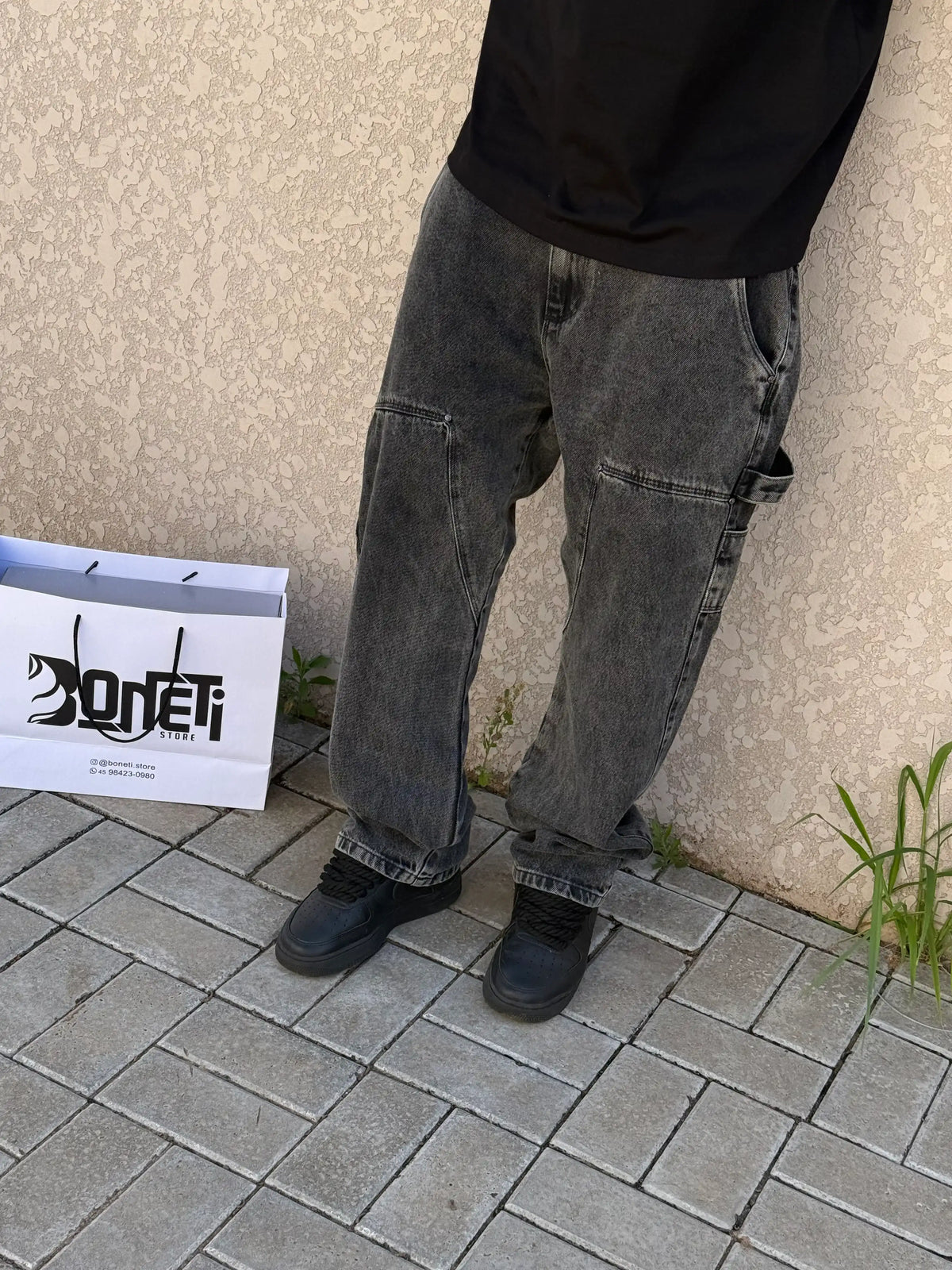 CALÇA JEANS RETA CARPINTEIRO ESTONADA - DENIM&CO