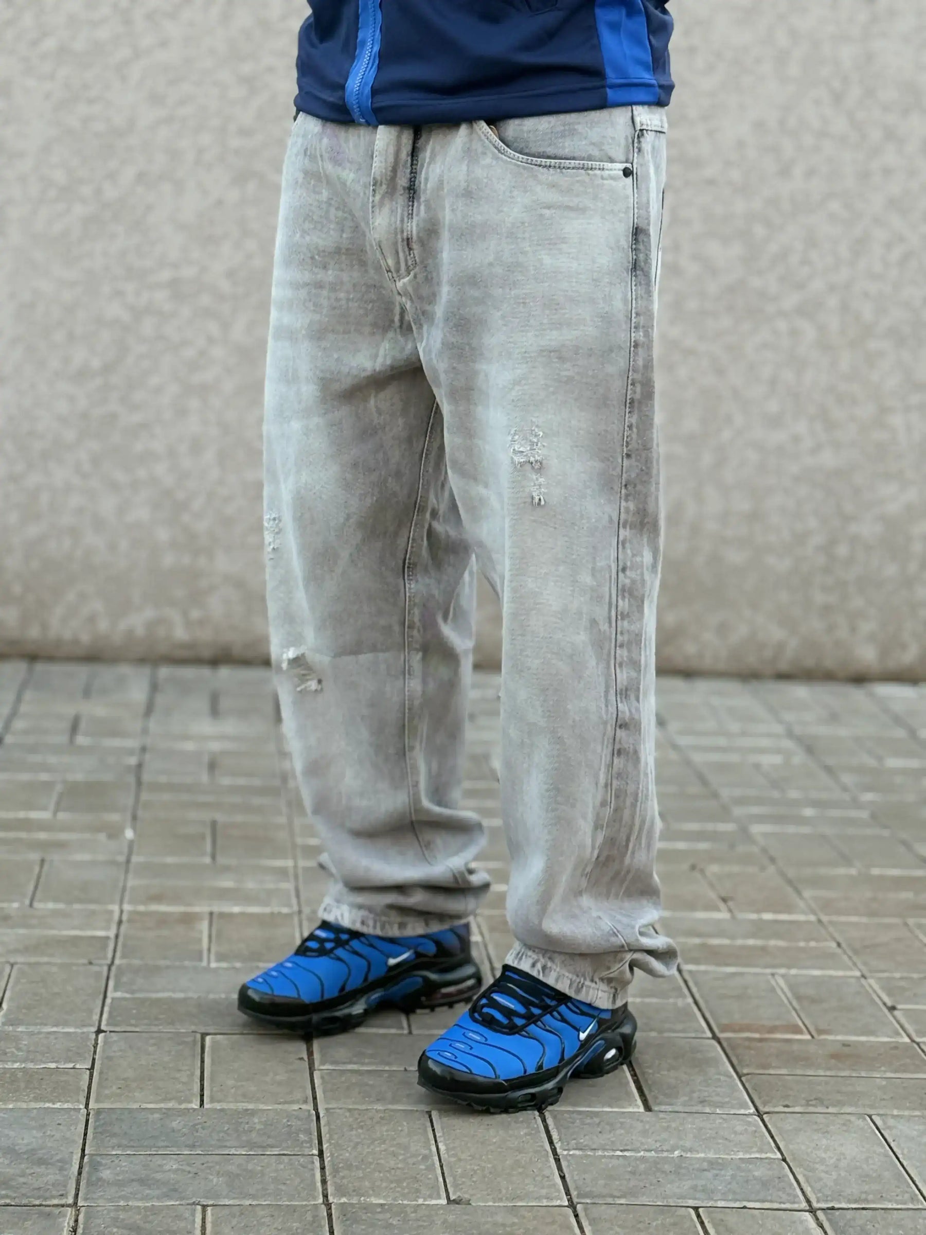 CALÇA JEANS RETA RASGO JAY JONES - 8114