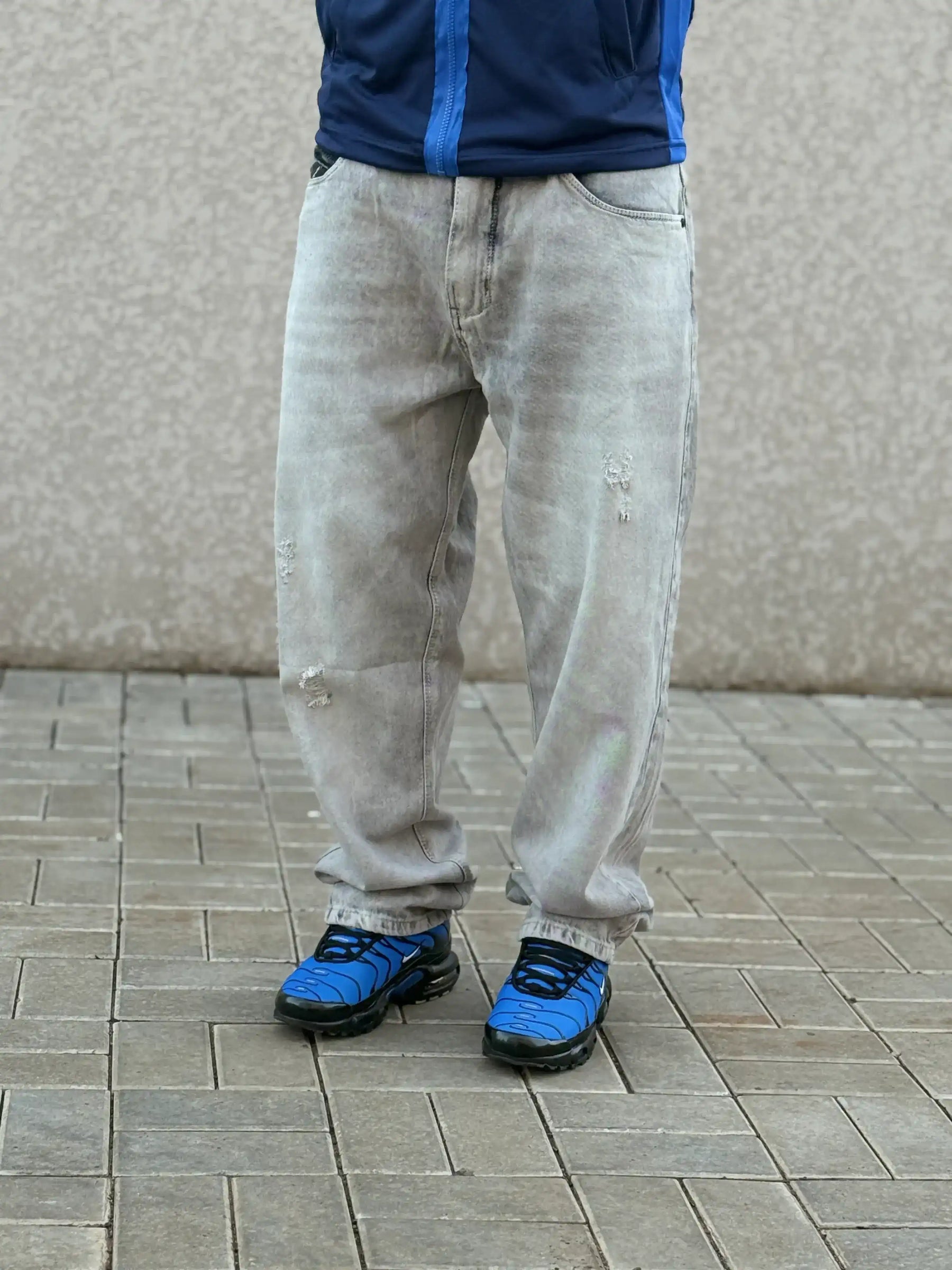 CALÇA JEANS RETA RASGO JAY JONES - 8114