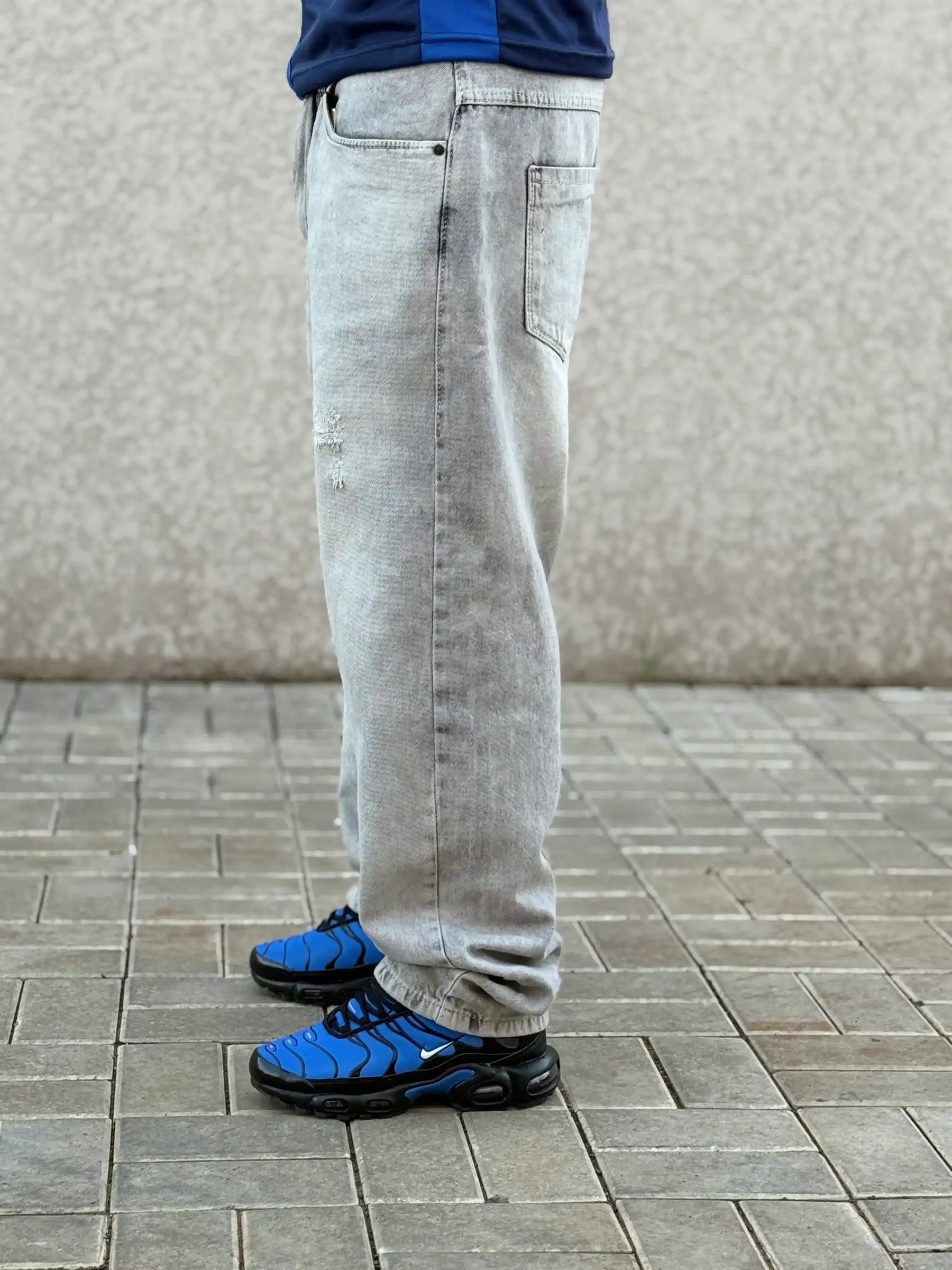 CALÇA JEANS RETA RASGO JAY JONES - 8114