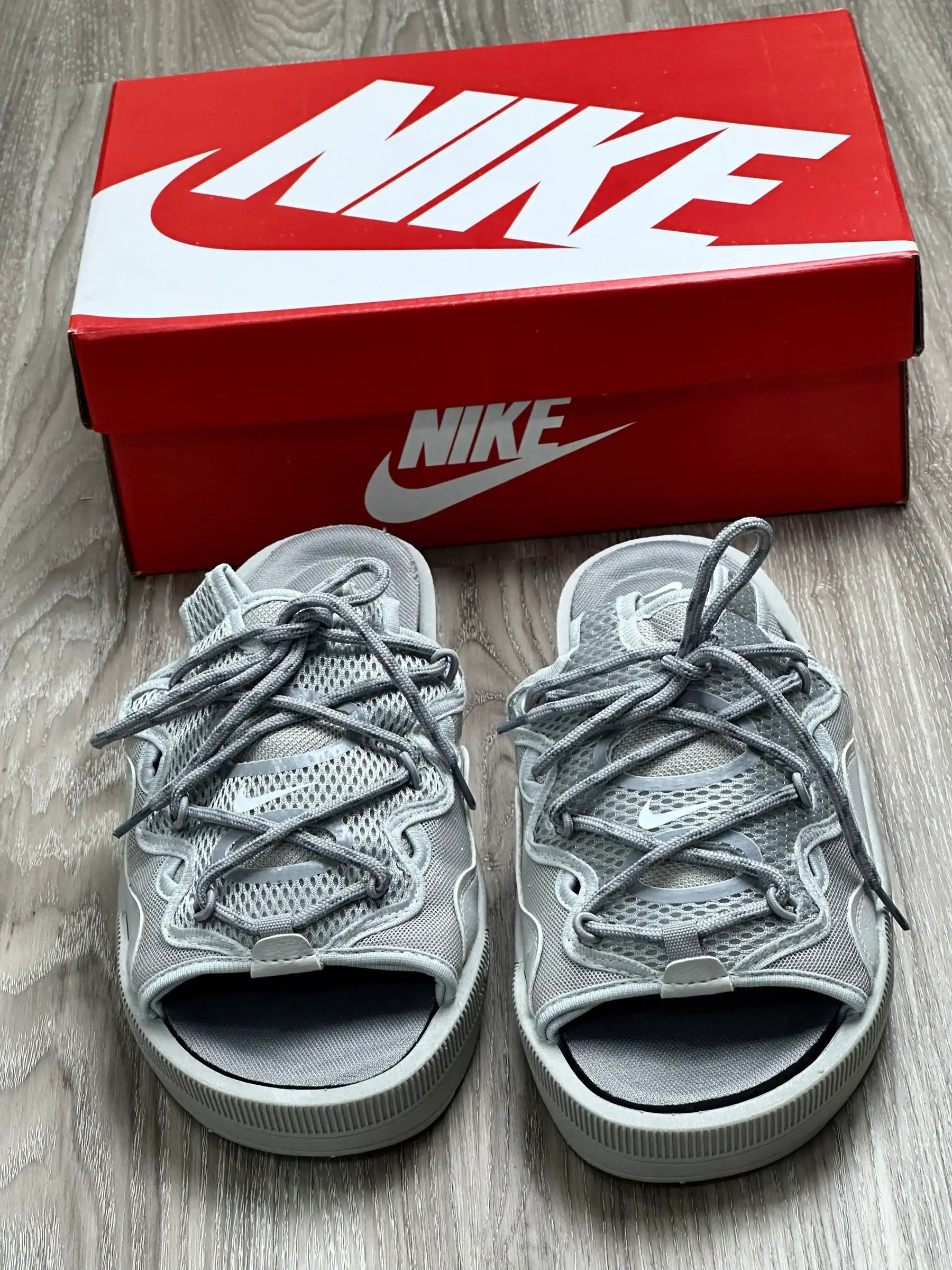 CHINELO SLIDE NK OFFLINE - CINZA