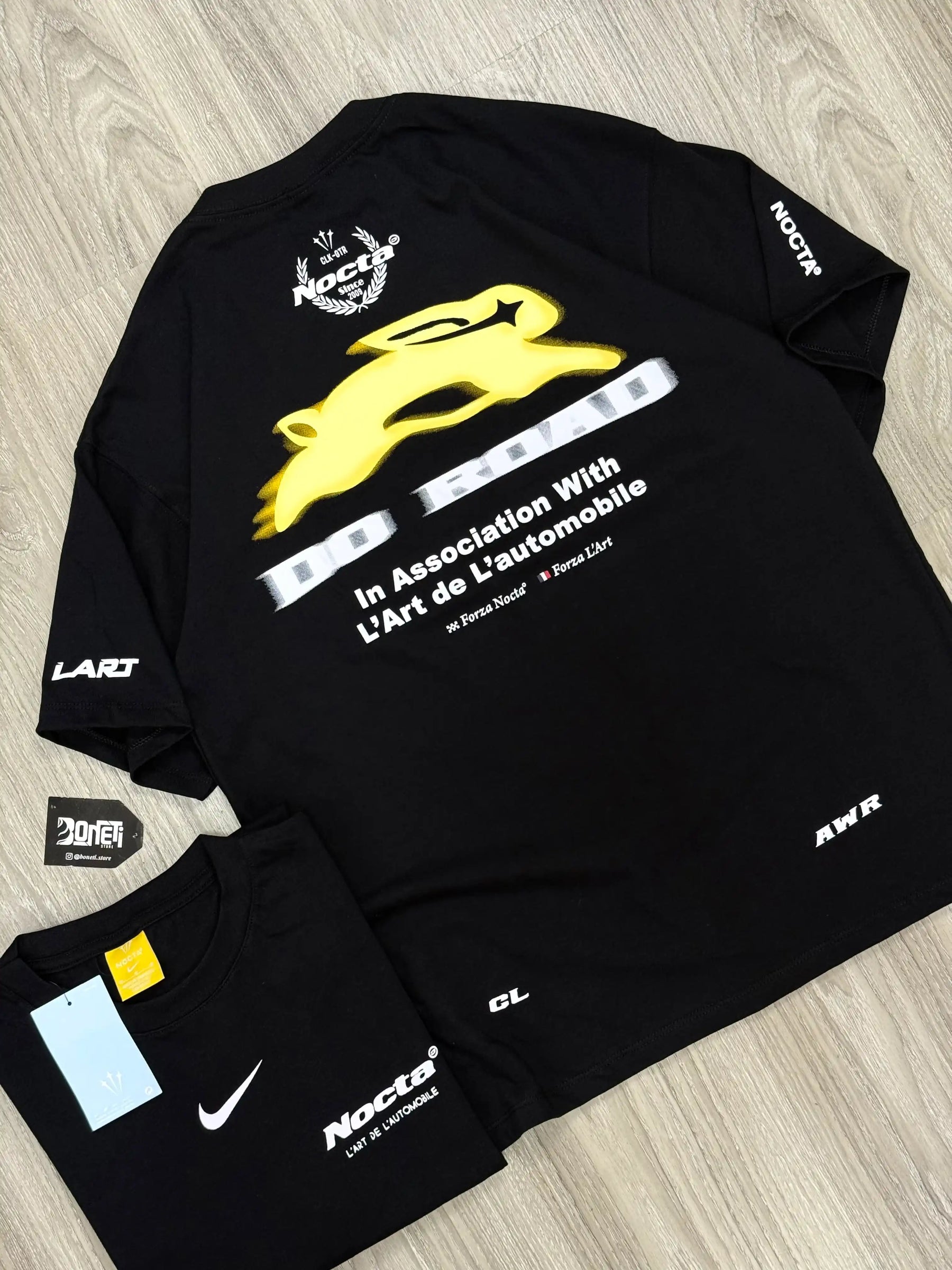 CAMISETA OVERSIZED NK X NOCTA ROAD - PRETO