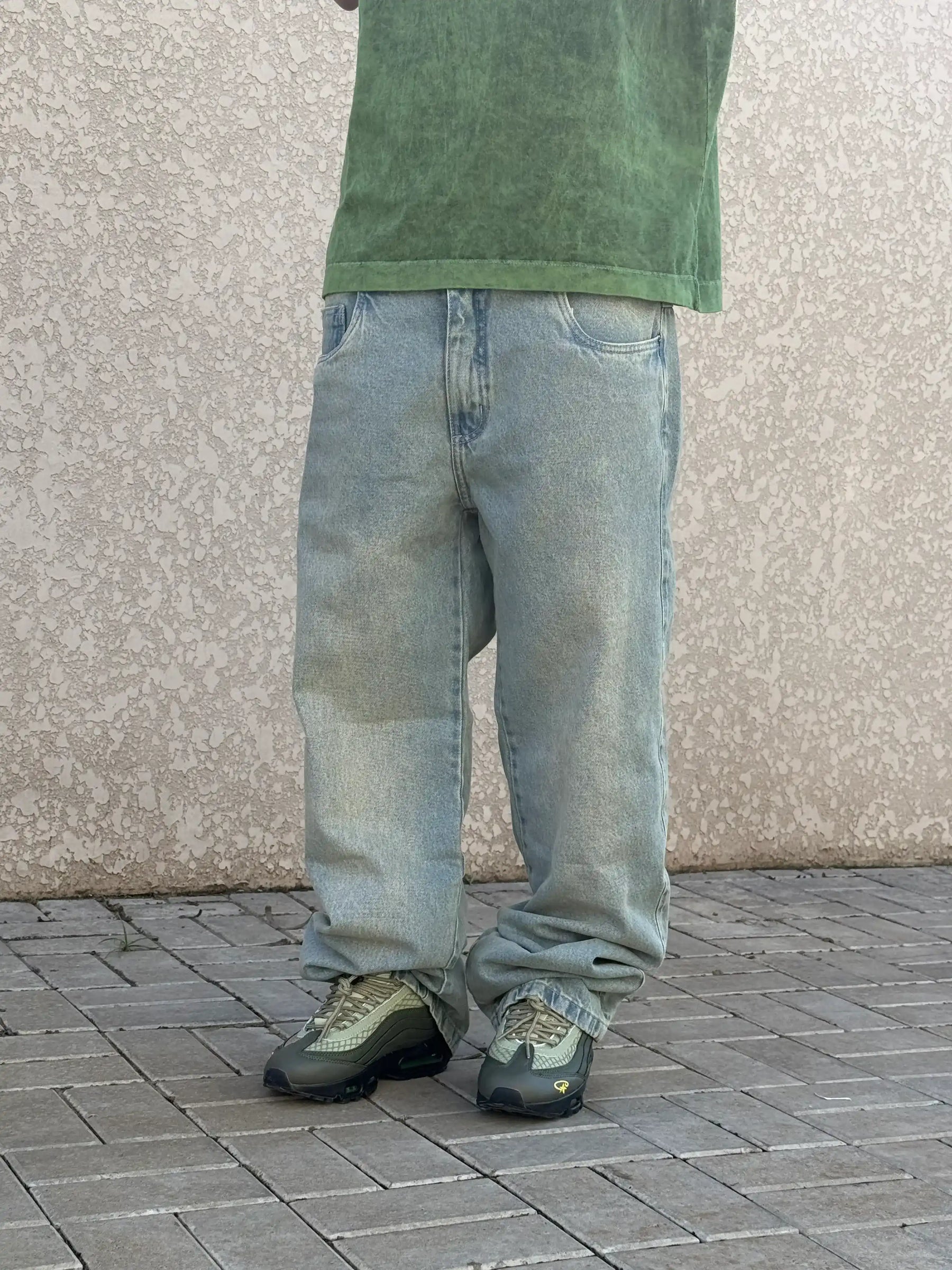 CALÇA JEANS RETA VINTAGE - 7582