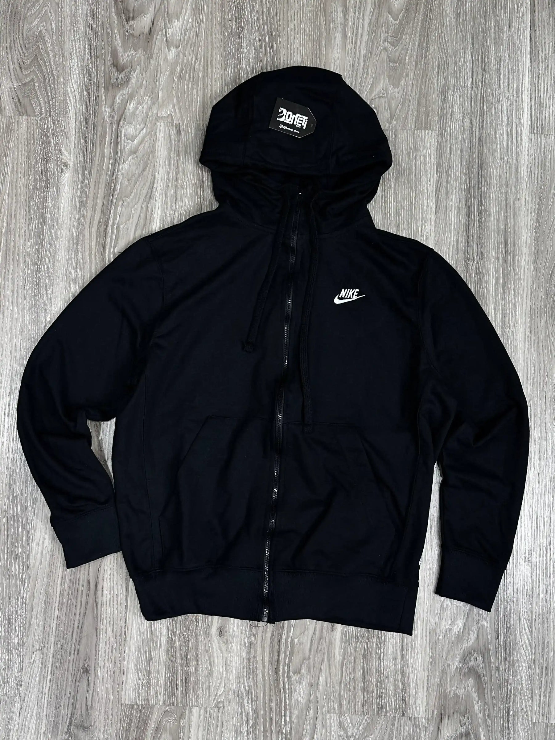 MOLETOM C/ ZÍPER NK CLUB - PRETO