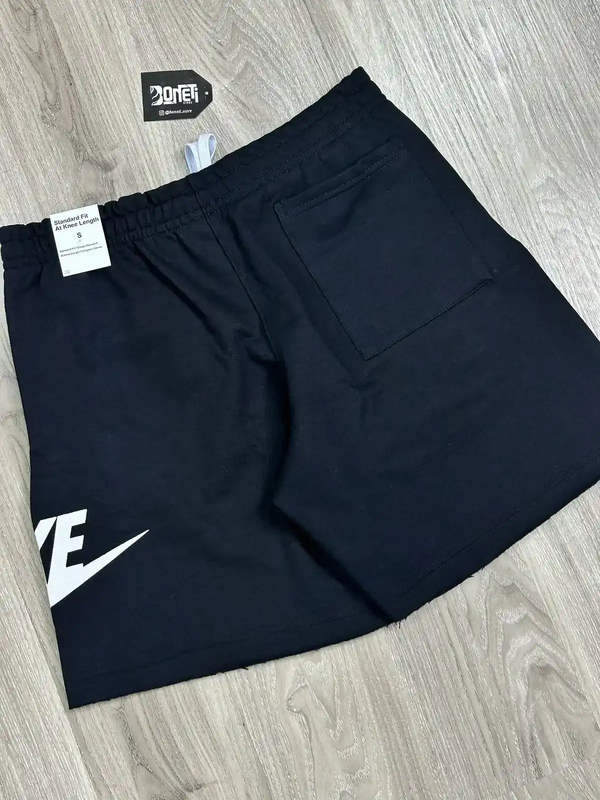 SHORTS MOLETOM NK ICON 02 - PRETO