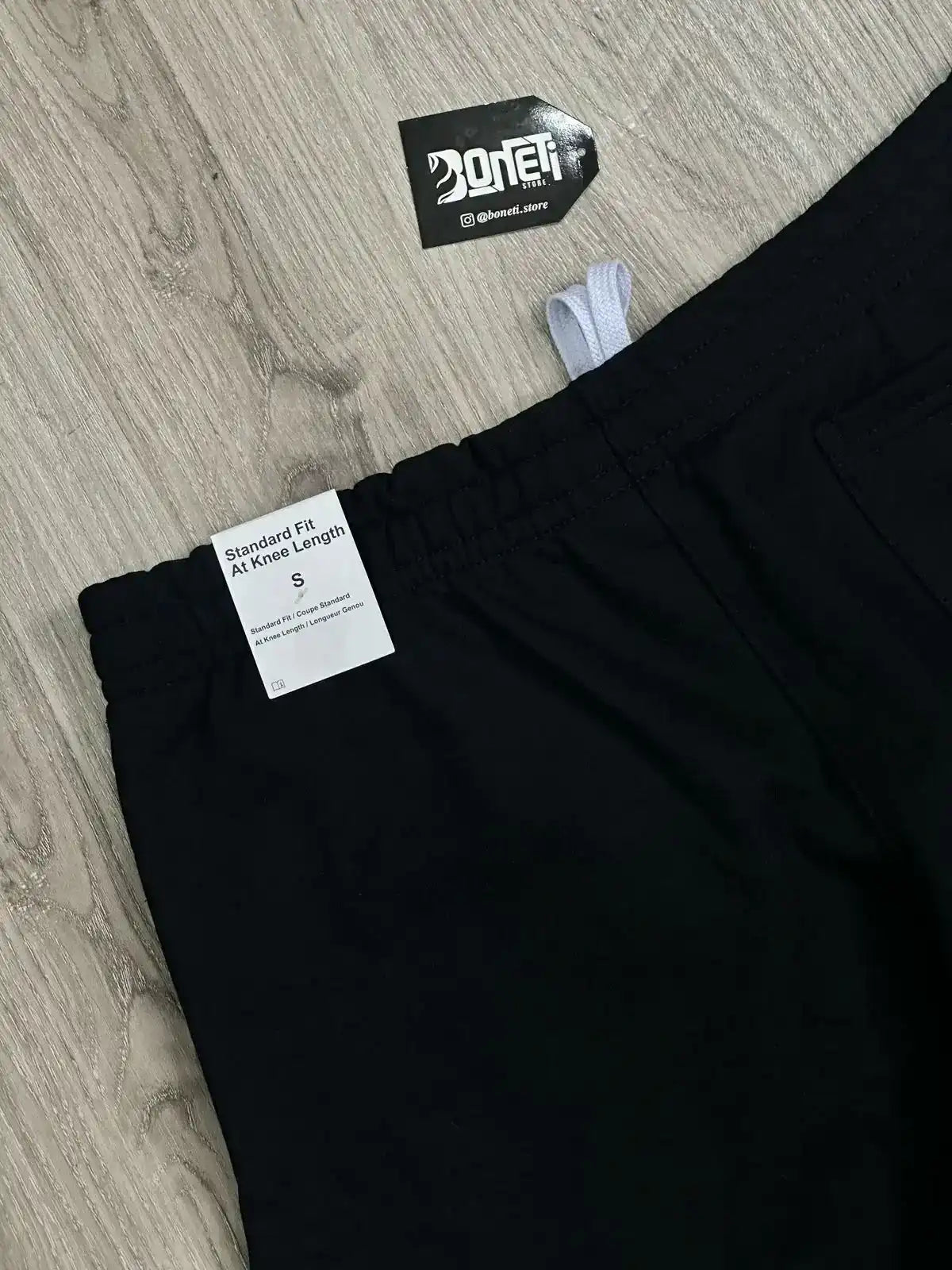 SHORTS MOLETOM NK ICON 02 - PRETO