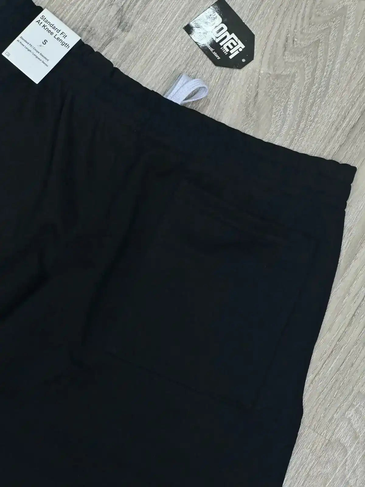 SHORTS MOLETOM NK ICON 02 - PRETO