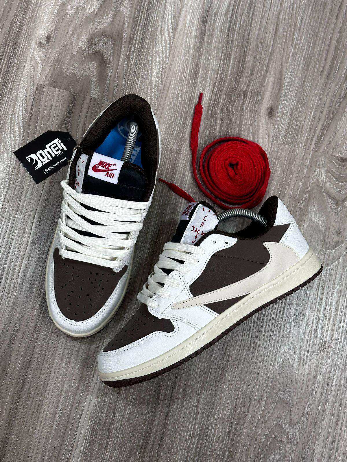 TÊNIS NIKE JORDAN 1 X TRAVIS REVERSE MOCHA