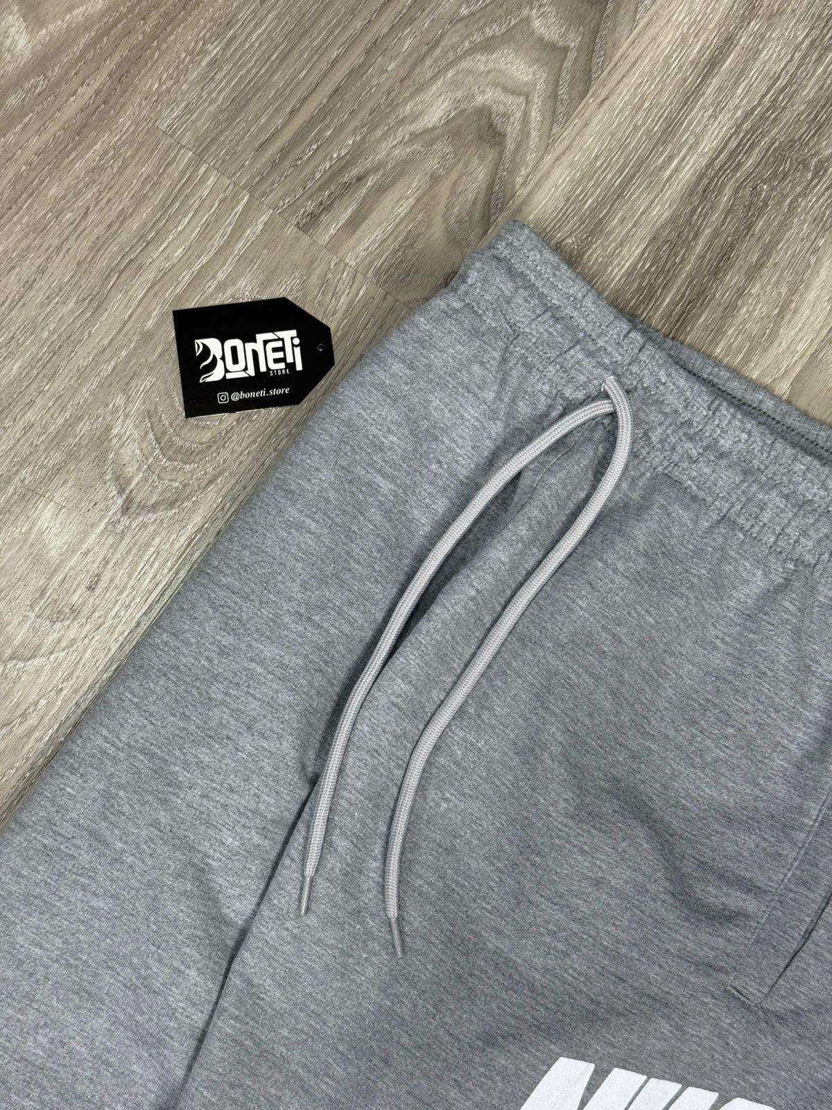 SHORTS MOLETOM NK ICON - CINZA