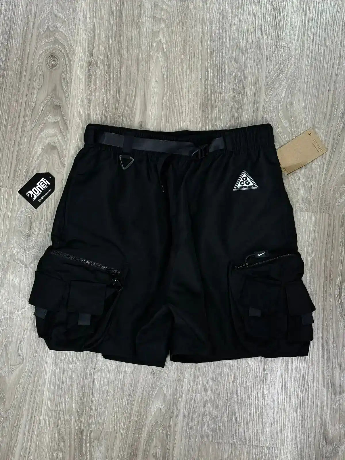 SHORTS TACTEL CARGO NK ACG - PRETO