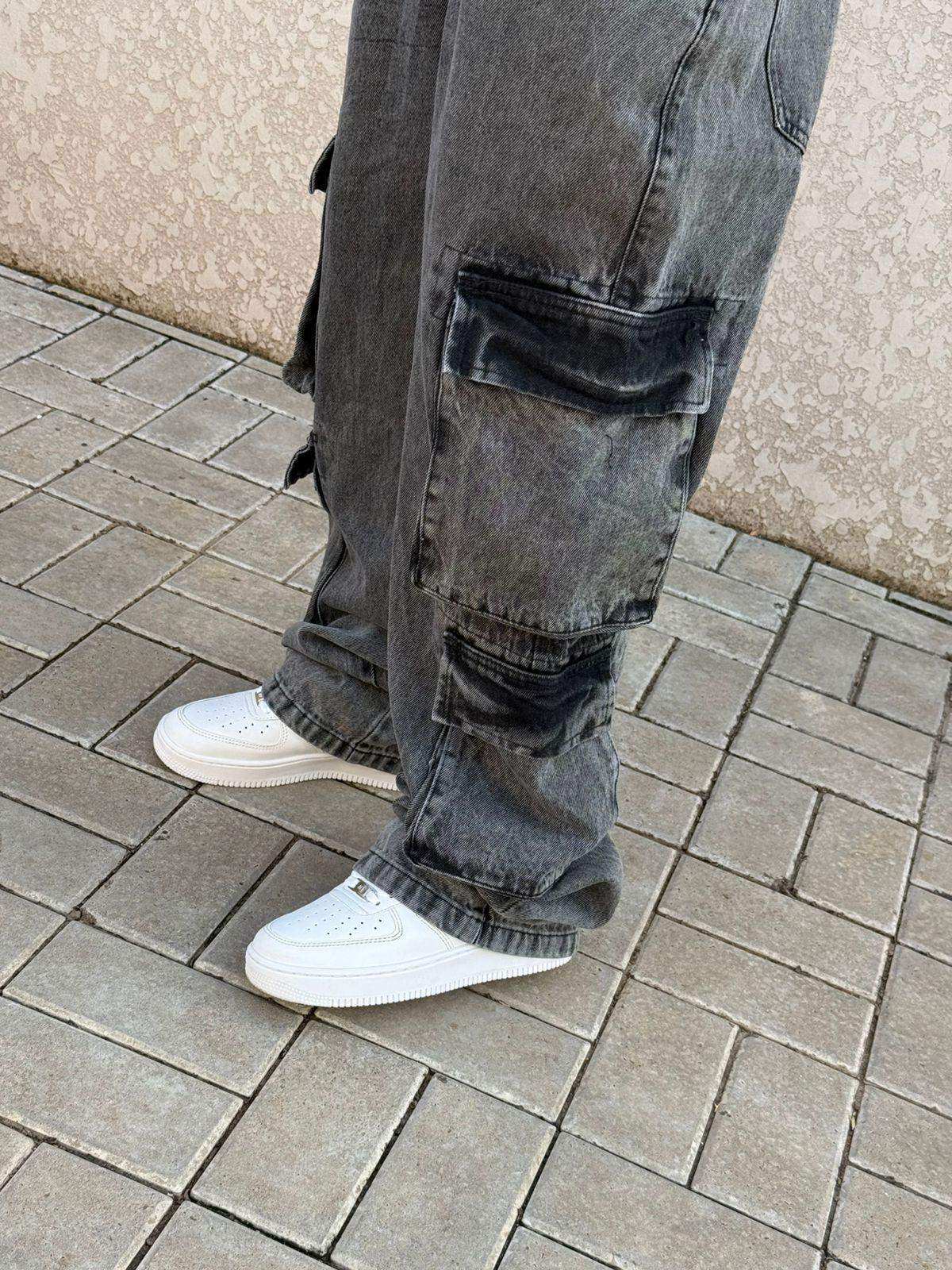 CALÇA CARGO RETA DOUBLE POCKET ESTONADO - DC