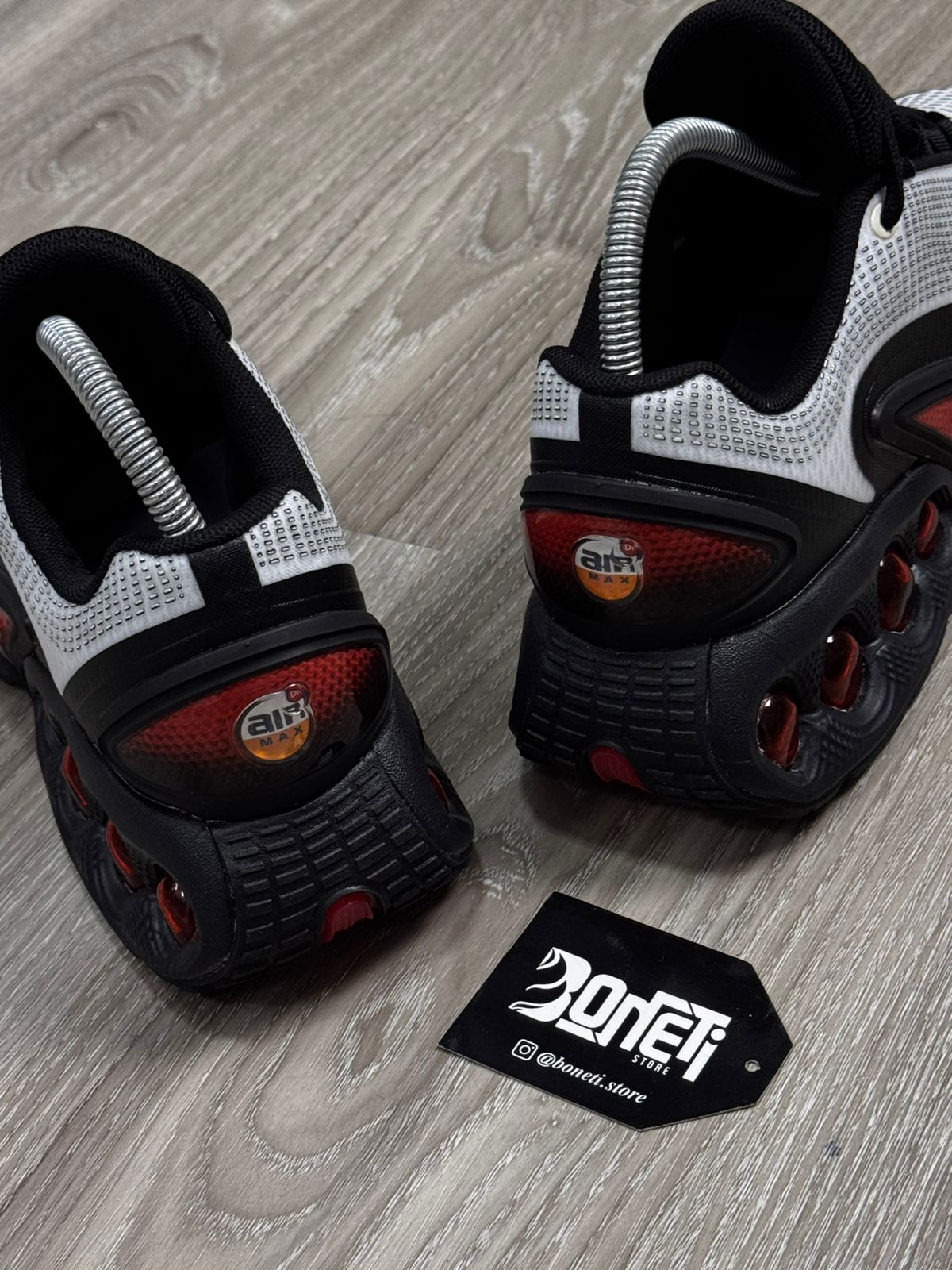 TÊNIS NK AIR MAX DN - BLACK WHITE RED