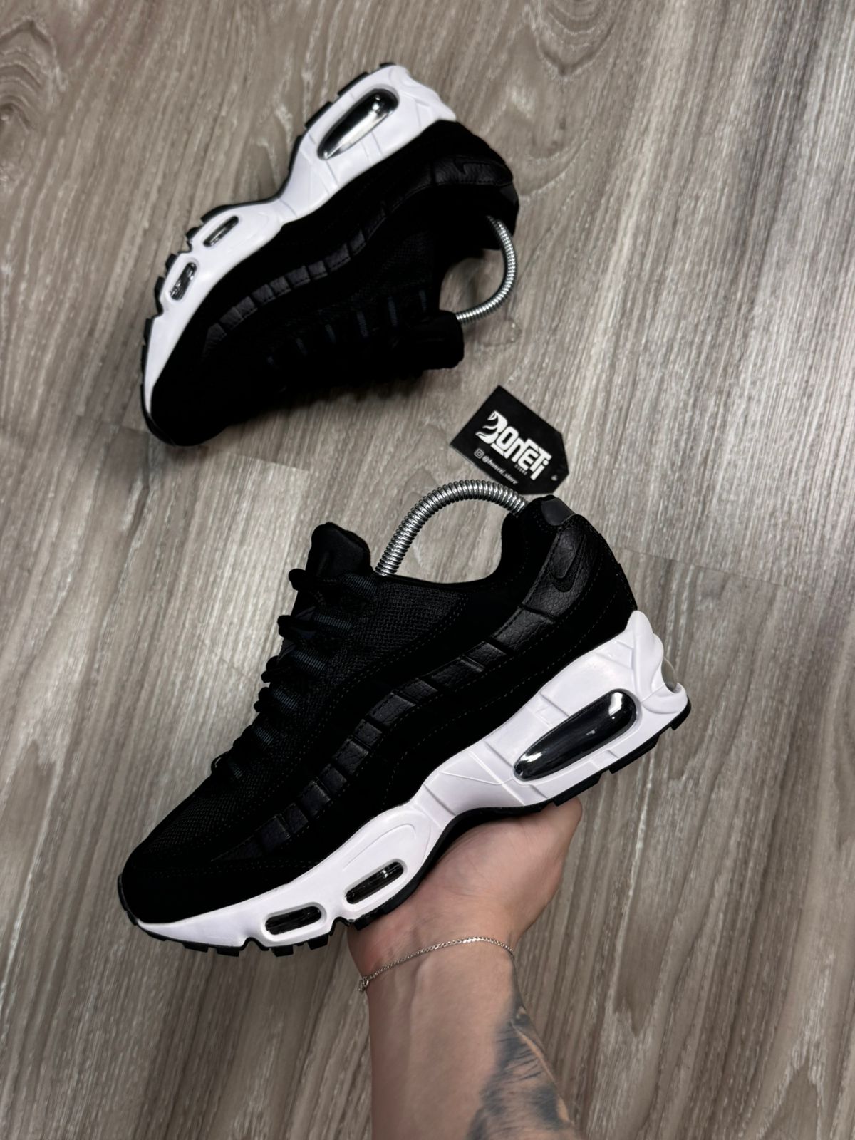 TÊNIS NK AIR MAX 95 - BLACK WHITE