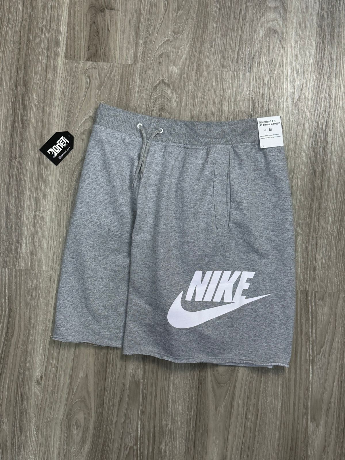 SHORTS MOLETOM NK ICON - CINZA