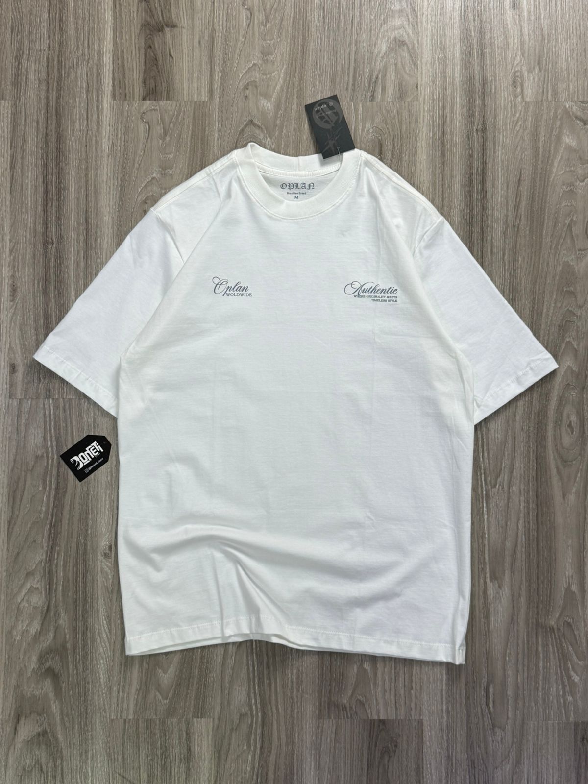 CAMISETA OVERSIZED OPLAN MEN CAN TALK - OFFWHITE