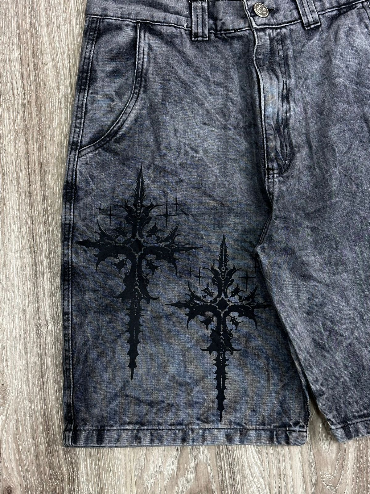 SHORTS JEANS ESTONADO CRUZ TRIP - 035