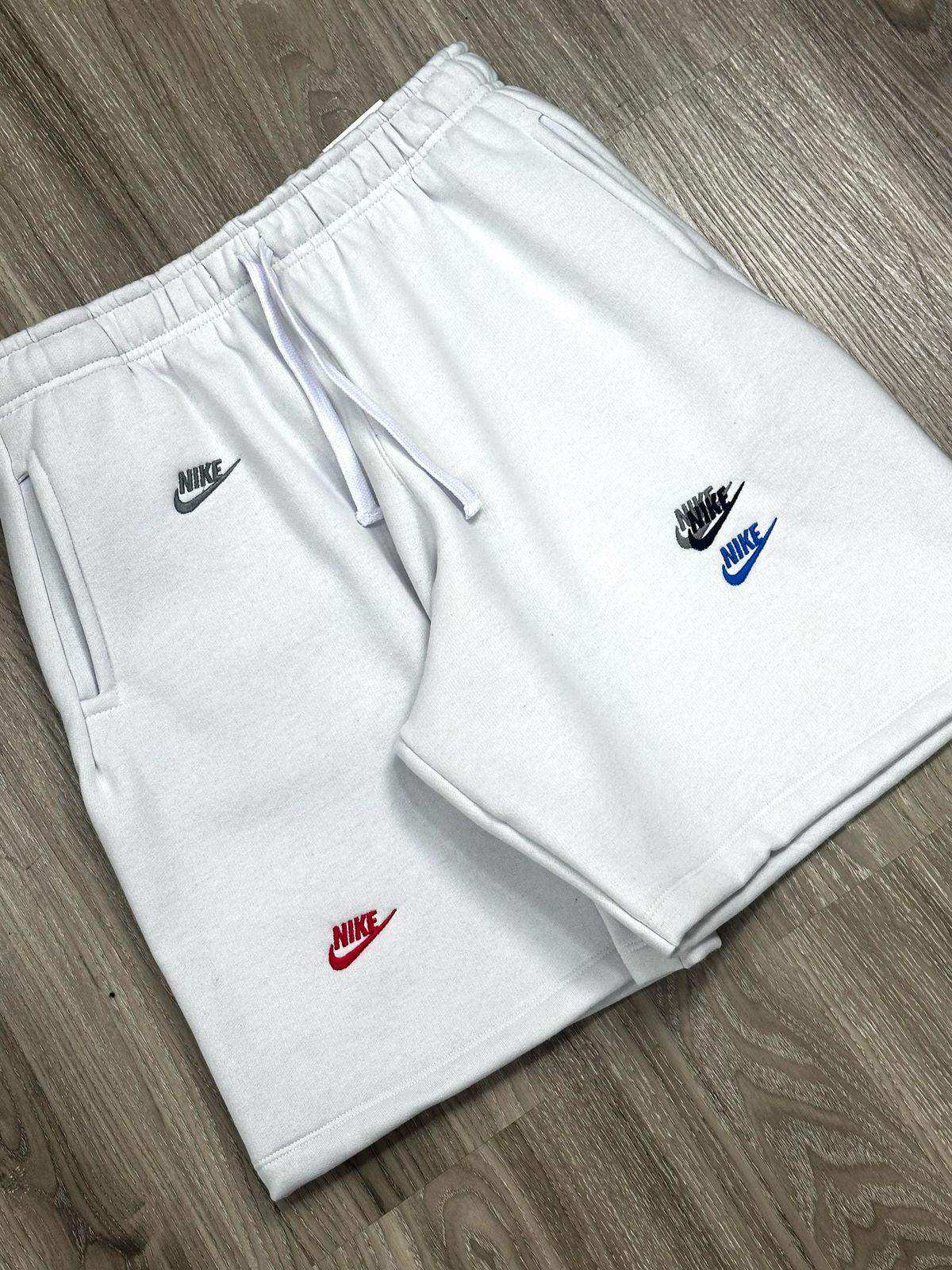 SHORTS MOLETOM NK MULTI SWOOSH - GELO