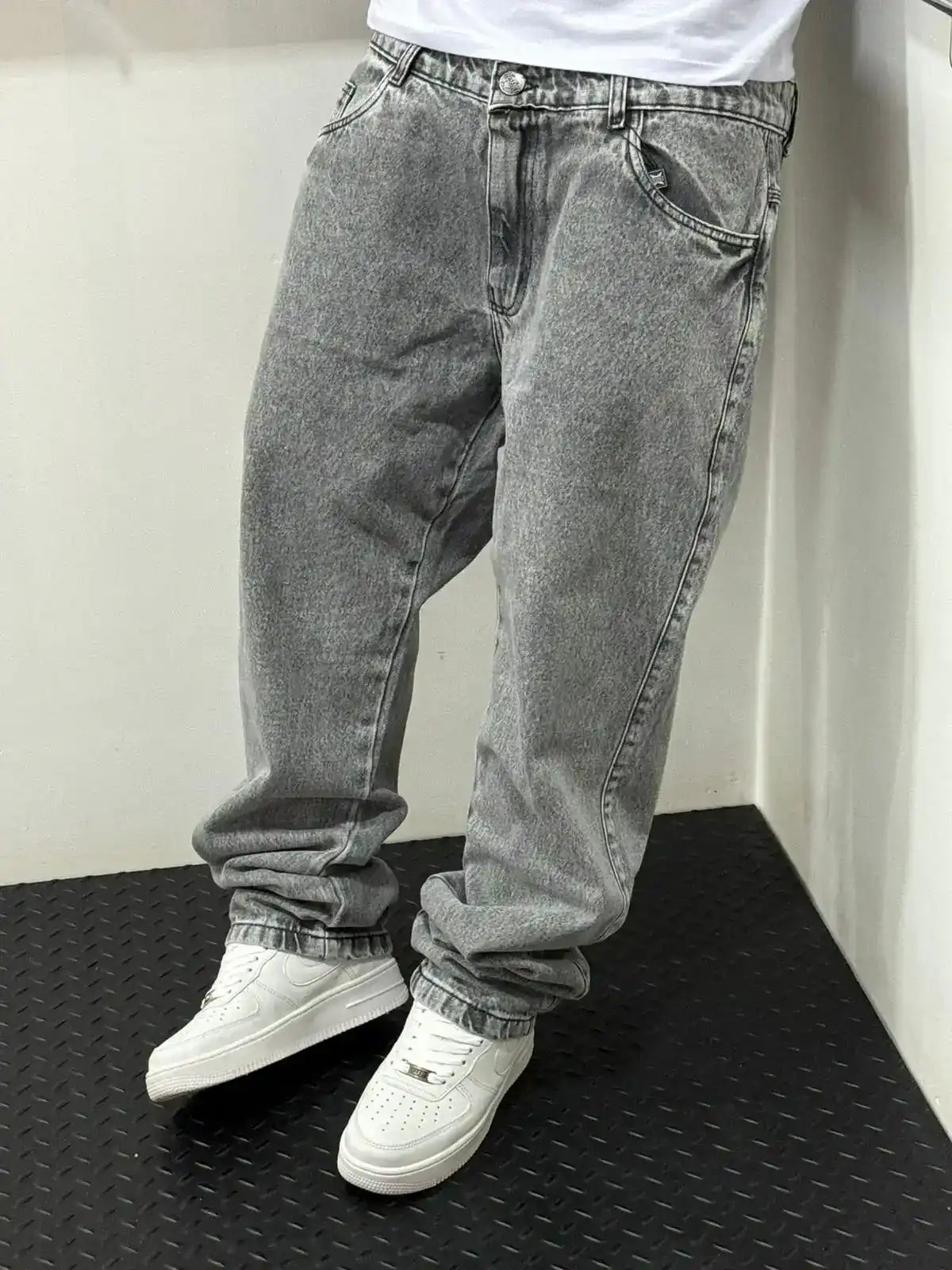 CALÇA JEANS RETA ESTONADA PRESENCE - 7569