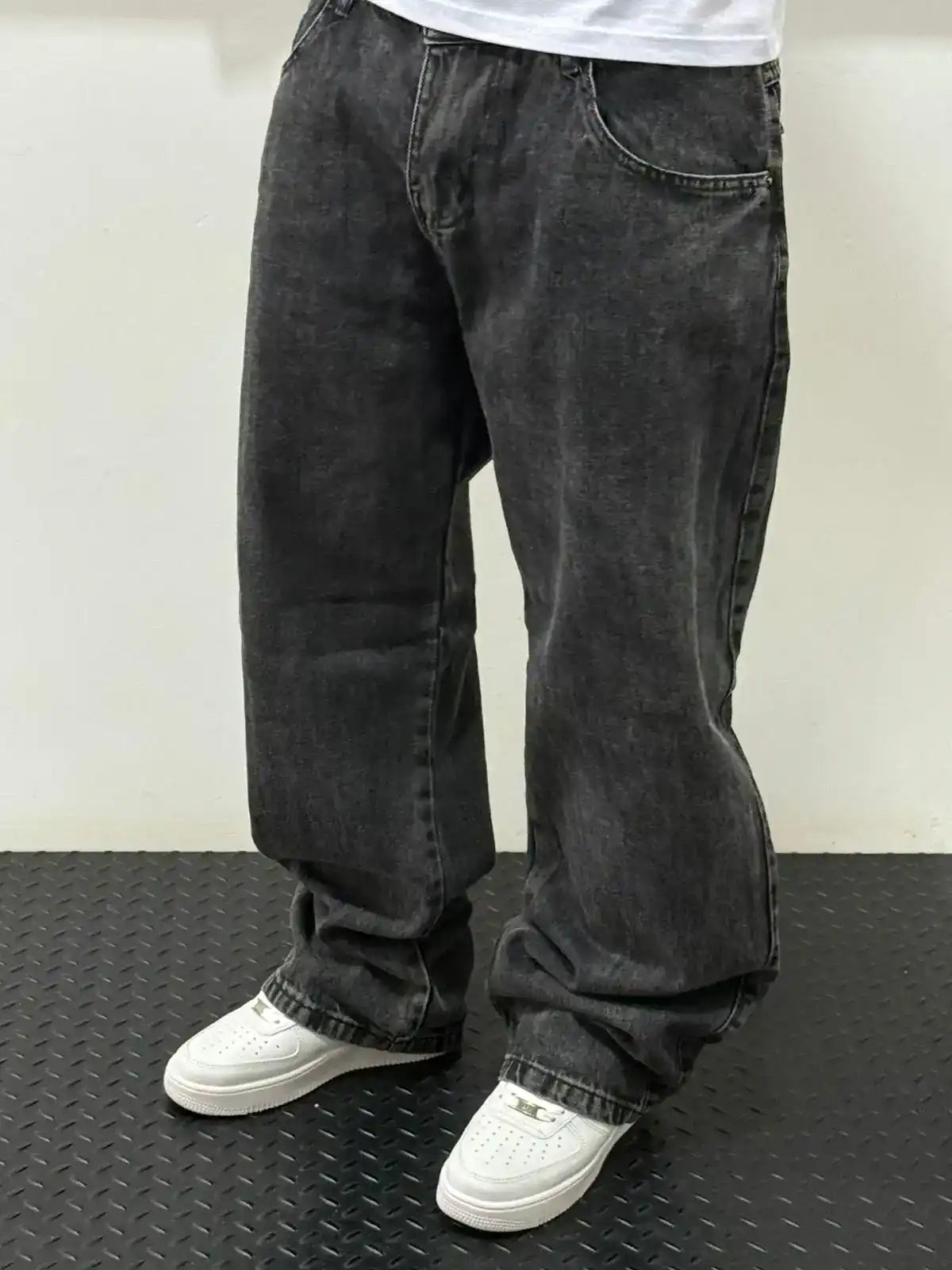 CALÇA JEANS RETA ESCURA DENIM&CO - 045