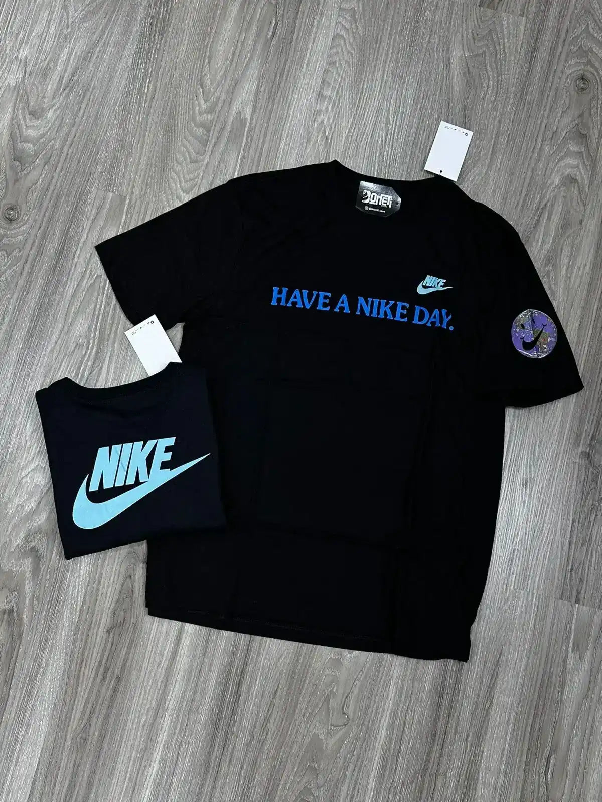 CAMISETA NK HAVE A NK DAY - PRETA