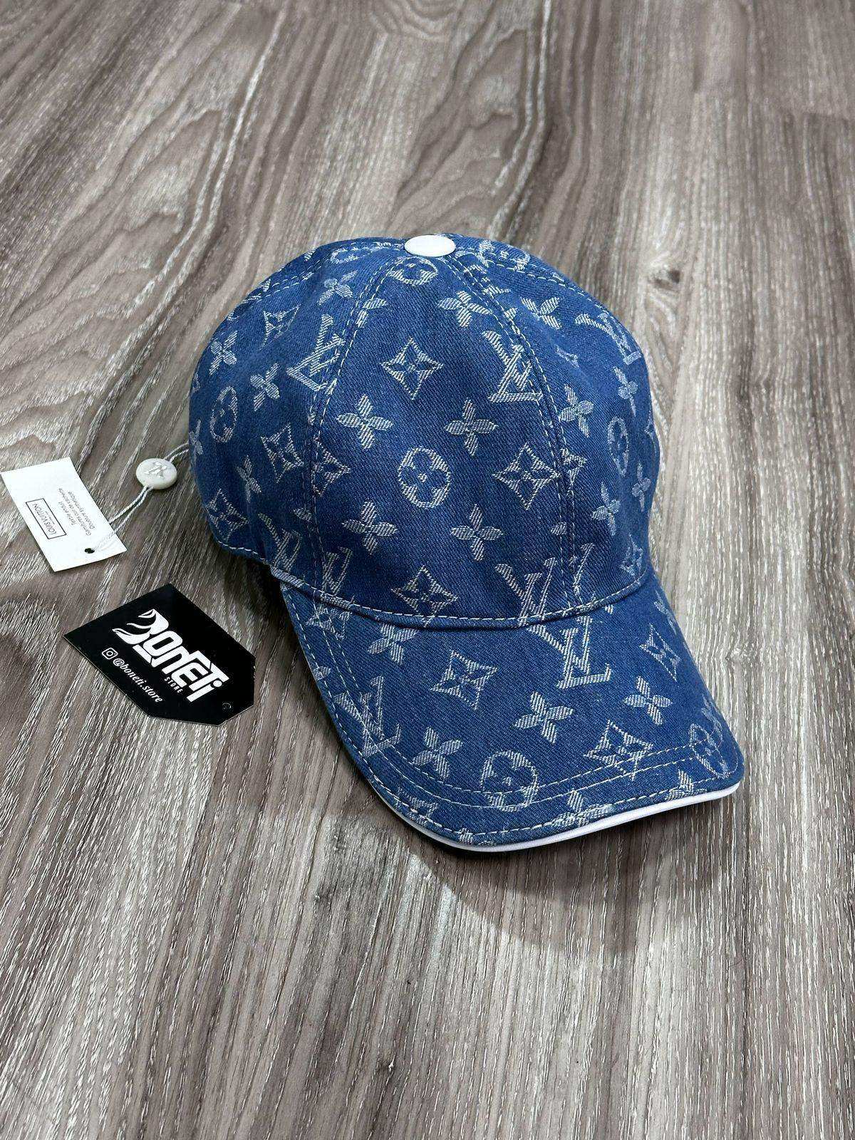 BONÉ LV MONOGRAM JEANS - AZUL