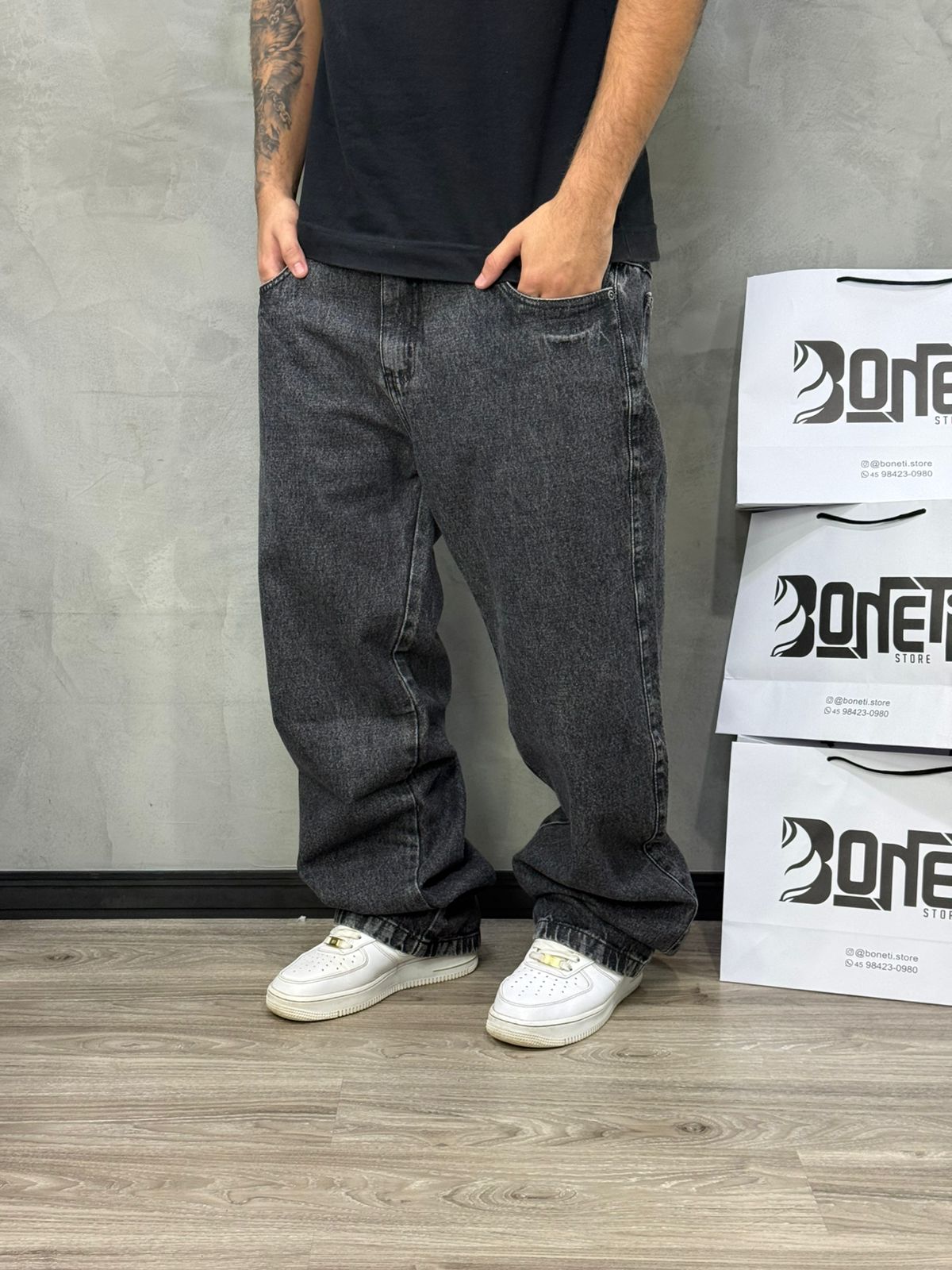 CALÇA JEANS RETA PRESENCE - 7581