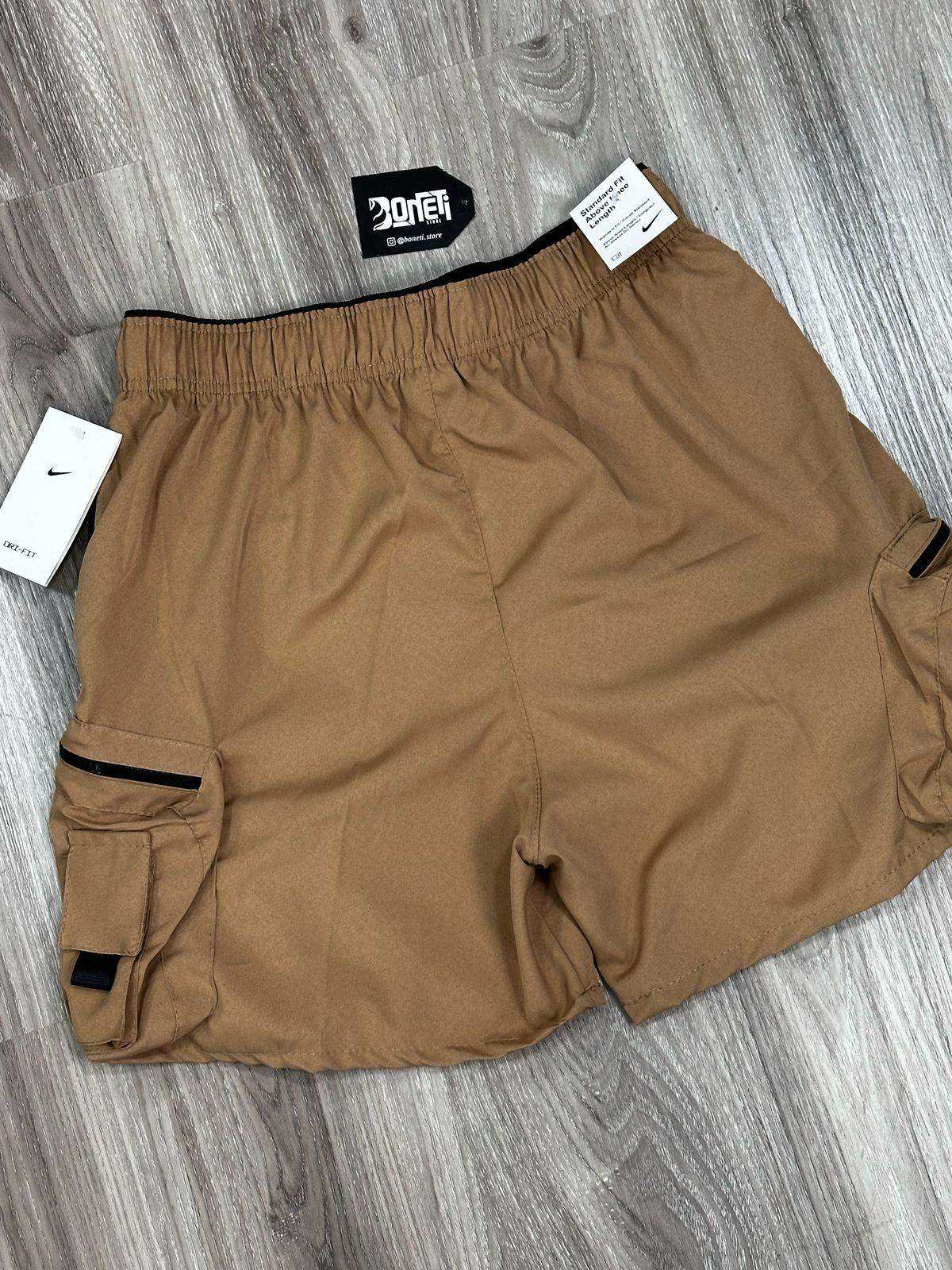 SHORTS TACTEL CARGO NK ACG - MARROM