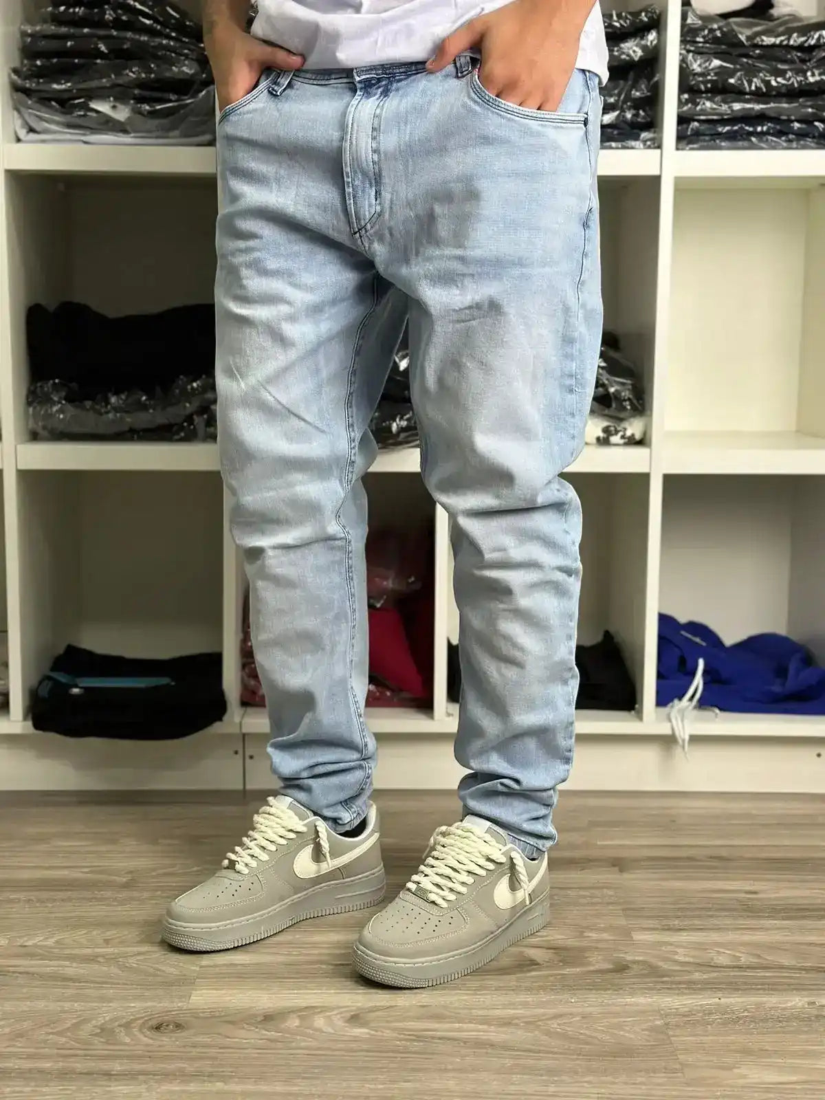 CALÇA JEANS AZUL SKINNY JAY JONES - 8073