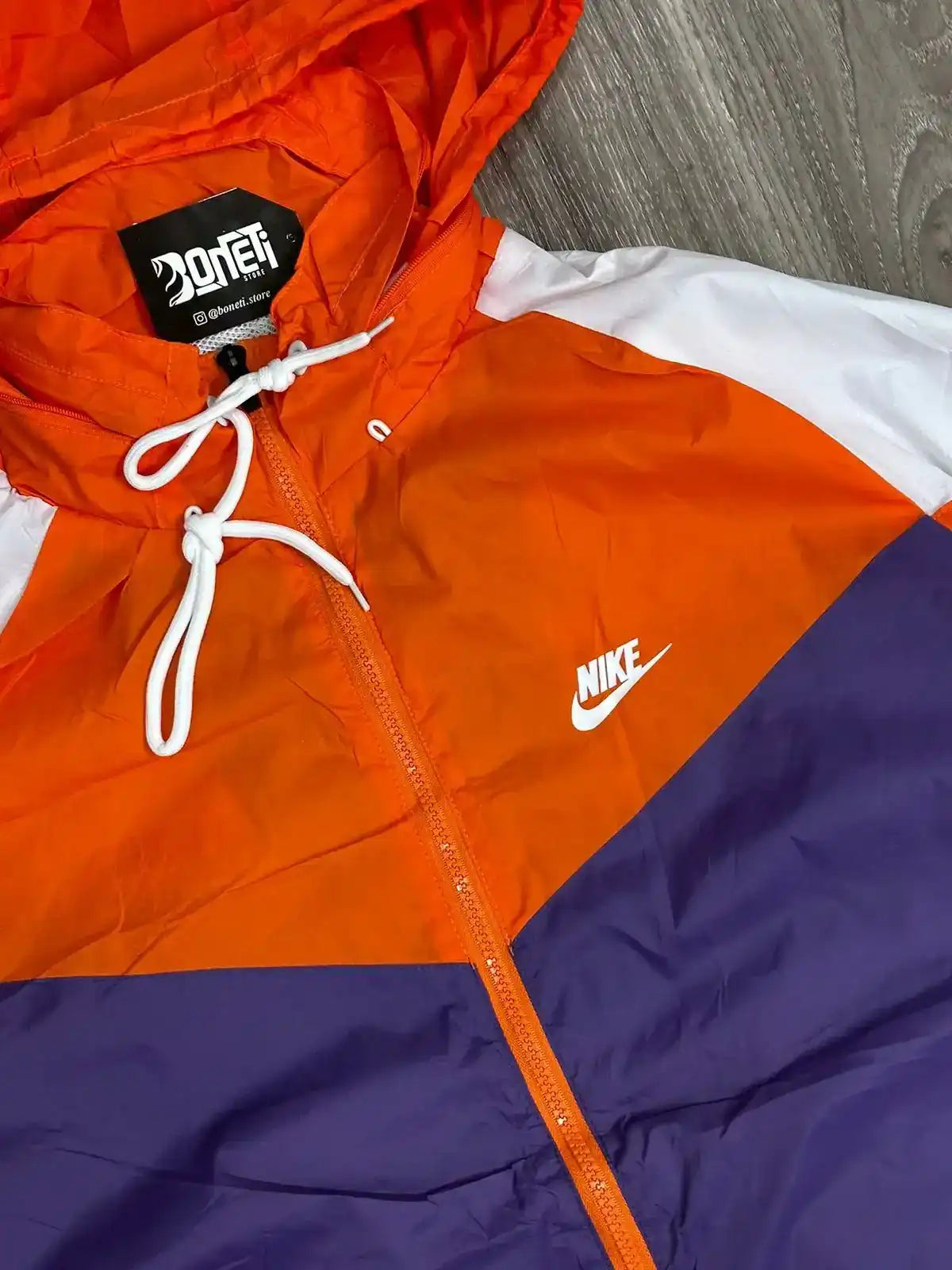 CORTA VENTO NK WINDRUNNER - ROXO E LARANJA