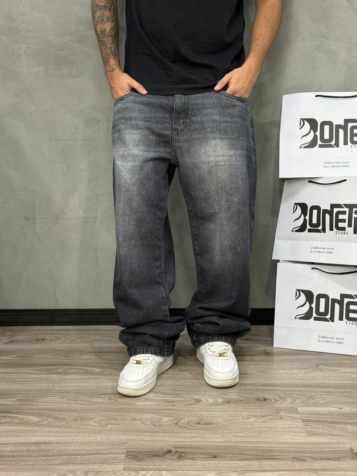 CALÇA JEANS RETA PRESENCE - 7578