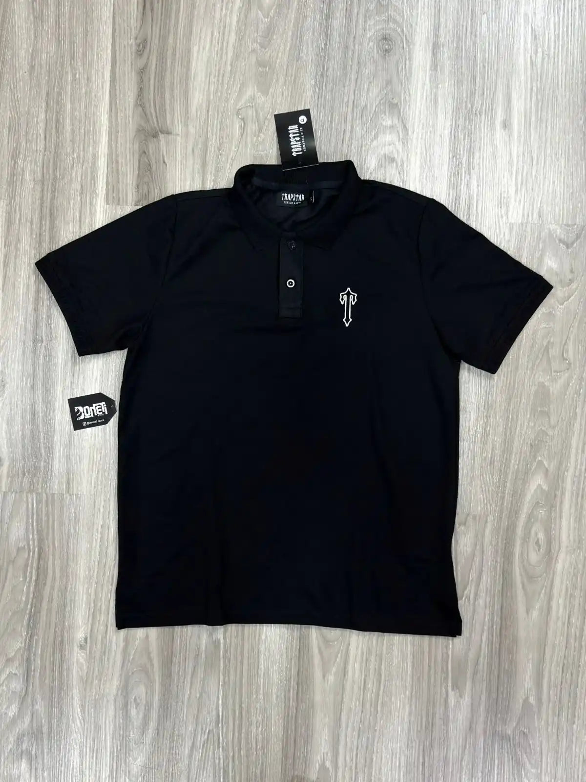 CAMISA POLO TRAPSTAR IRONGATE - PRETA