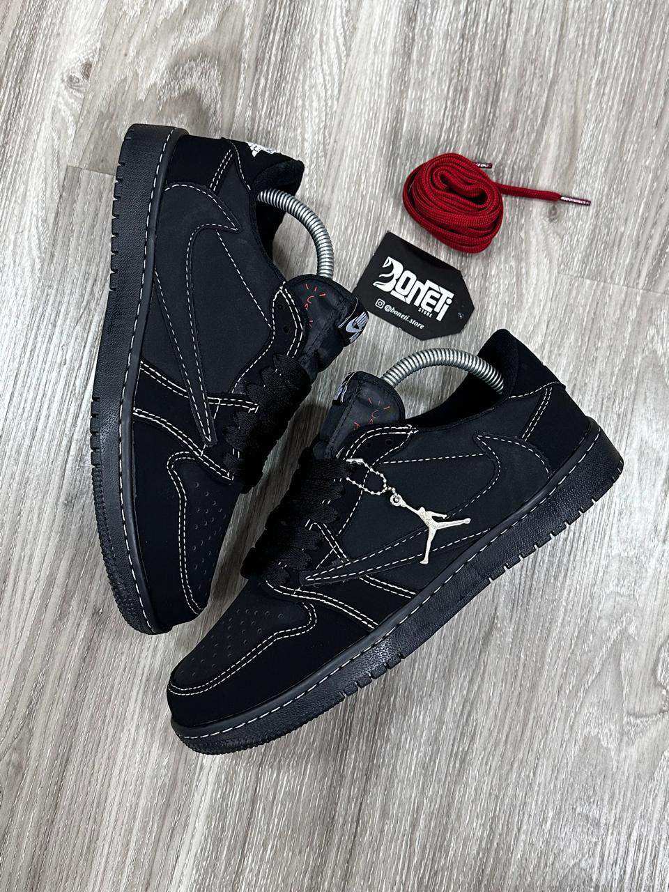 TÊNIS NK JORDAN 1 X TRAVIS BLACK PHANTOM