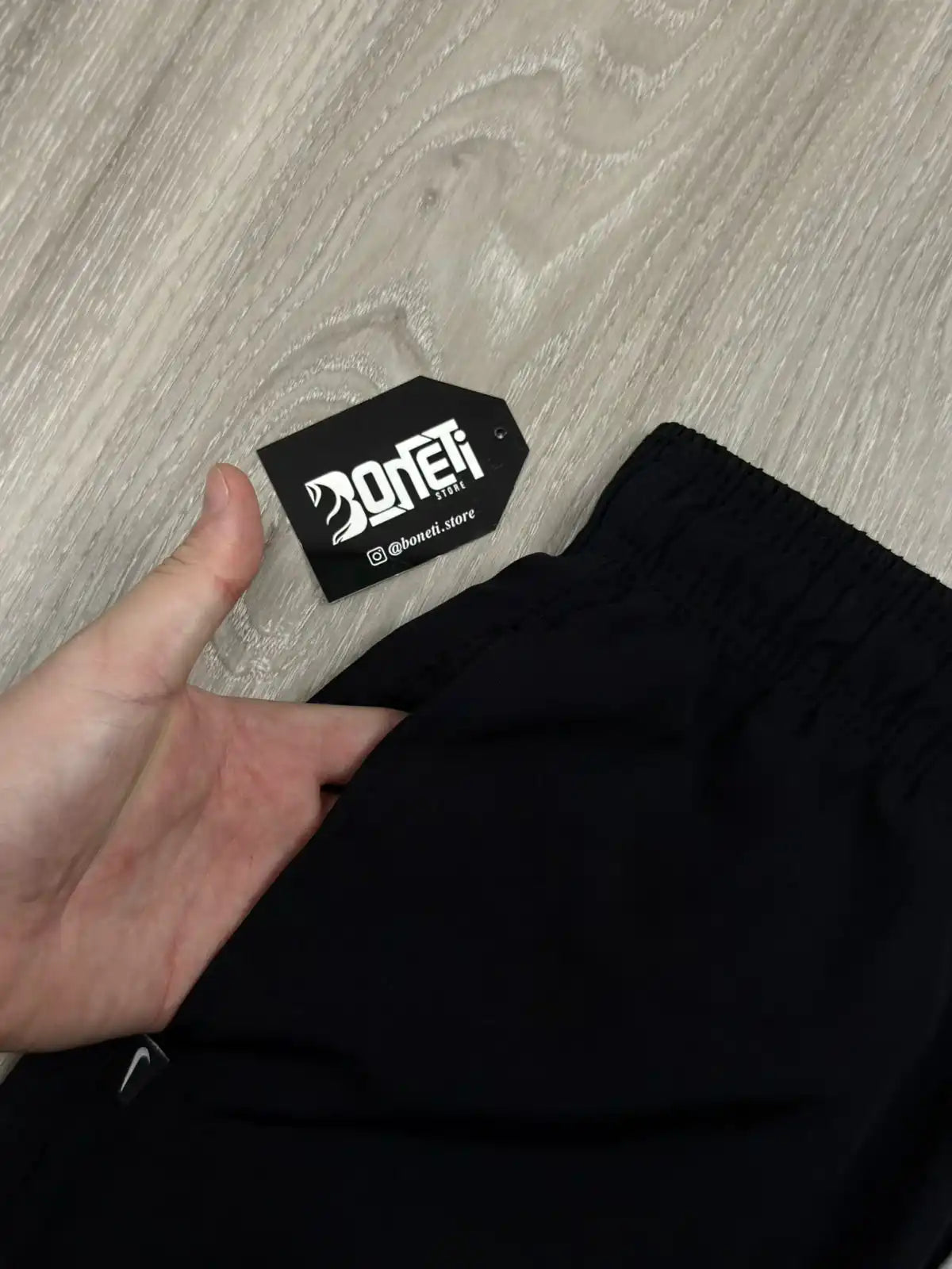 SHORTS TACTEL NK X NOCTA MINI SWOOSH - PRETO