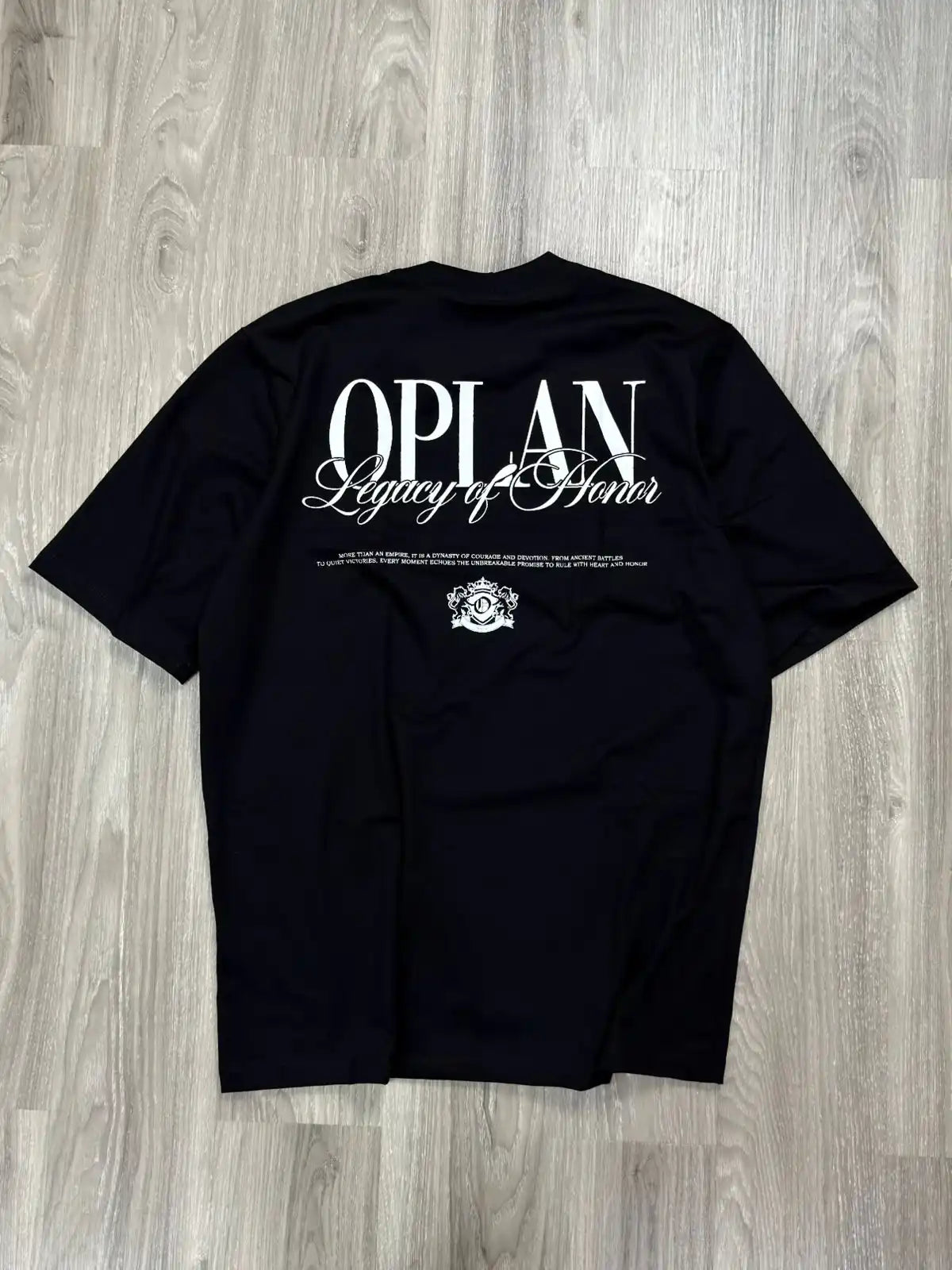 CAMISETA OVERSIZED OPLAN LEGACY - PRETA