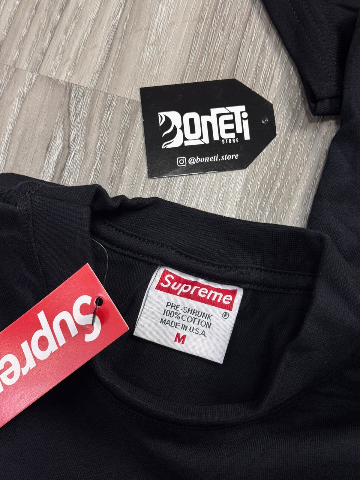 CAMISETA SUP BOX LOGO BEAUTIFUL PLACE - PRETA