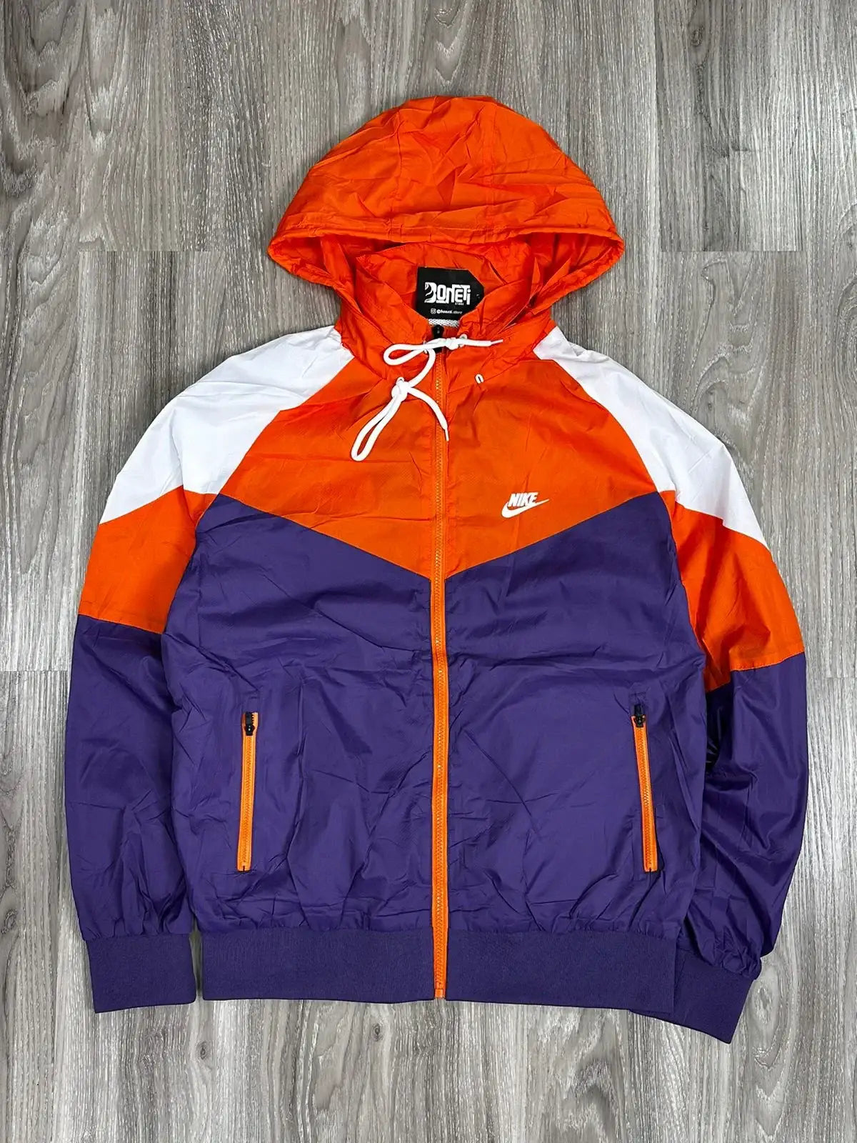 CORTA VENTO NK WINDRUNNER - ROXO E LARANJA