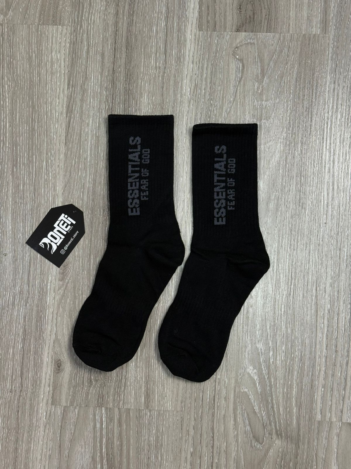 MEIA CANO ALTO FEAR OF GOD - PRETA