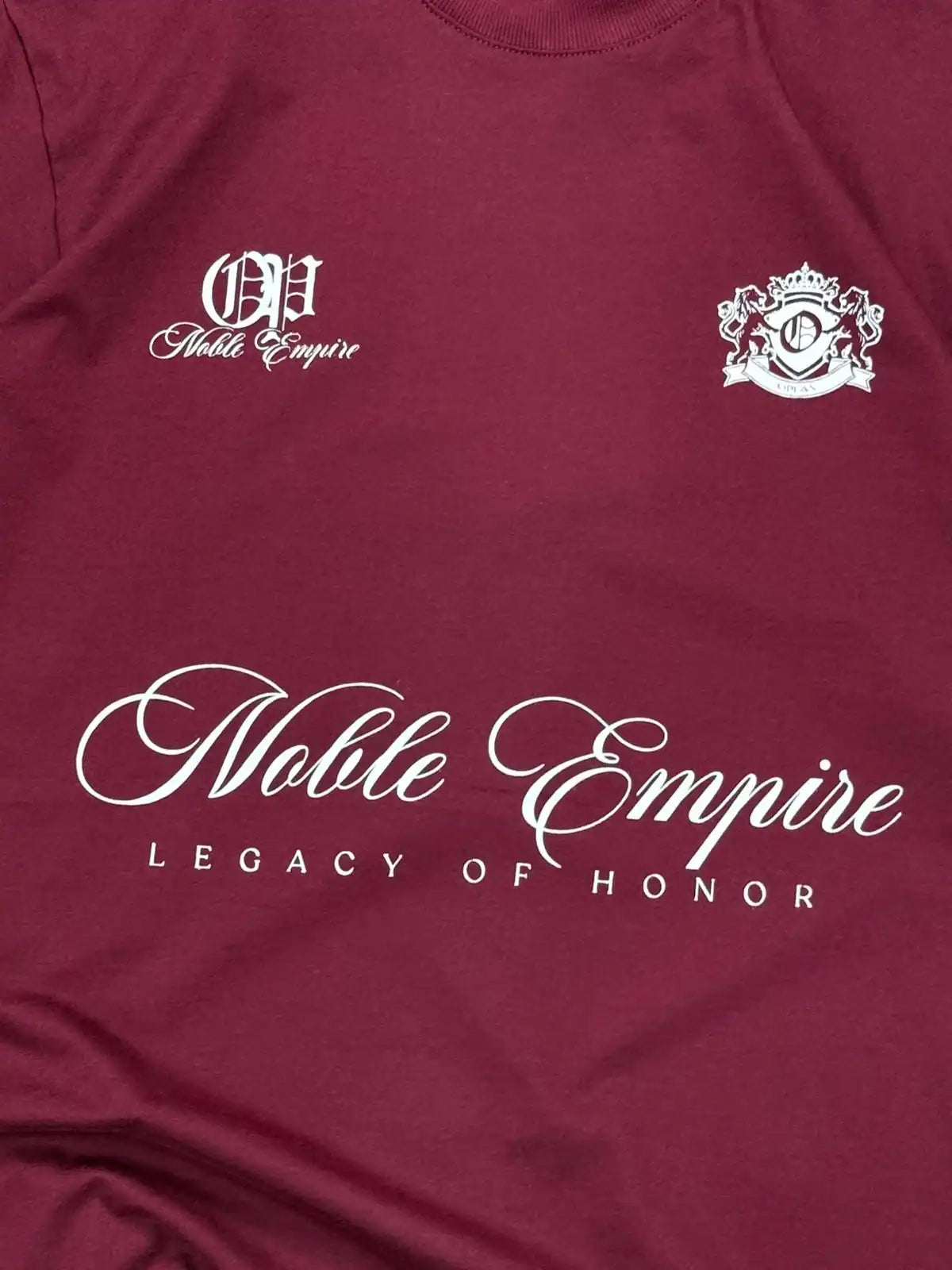 CAMISETA OVERSIZED OPLAN LEGACY - VINHO