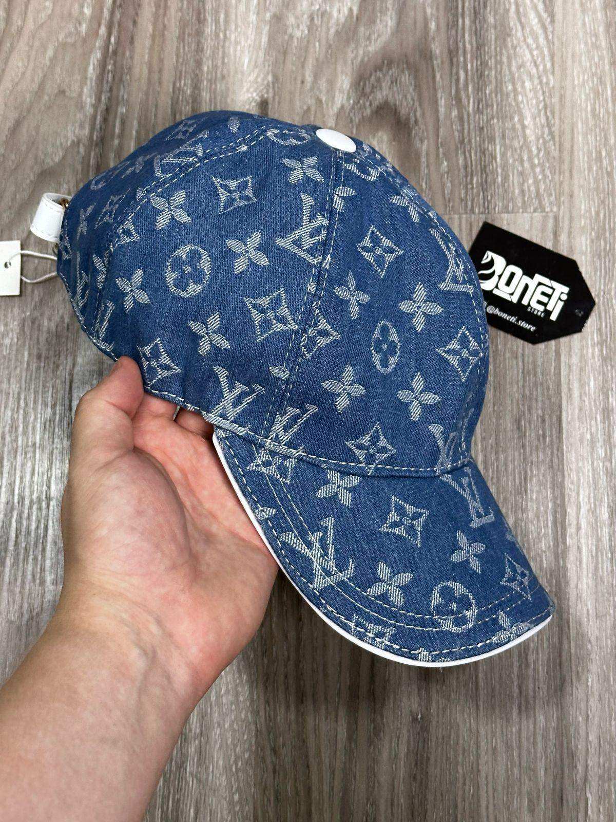 BONÉ LV MONOGRAM JEANS - AZUL