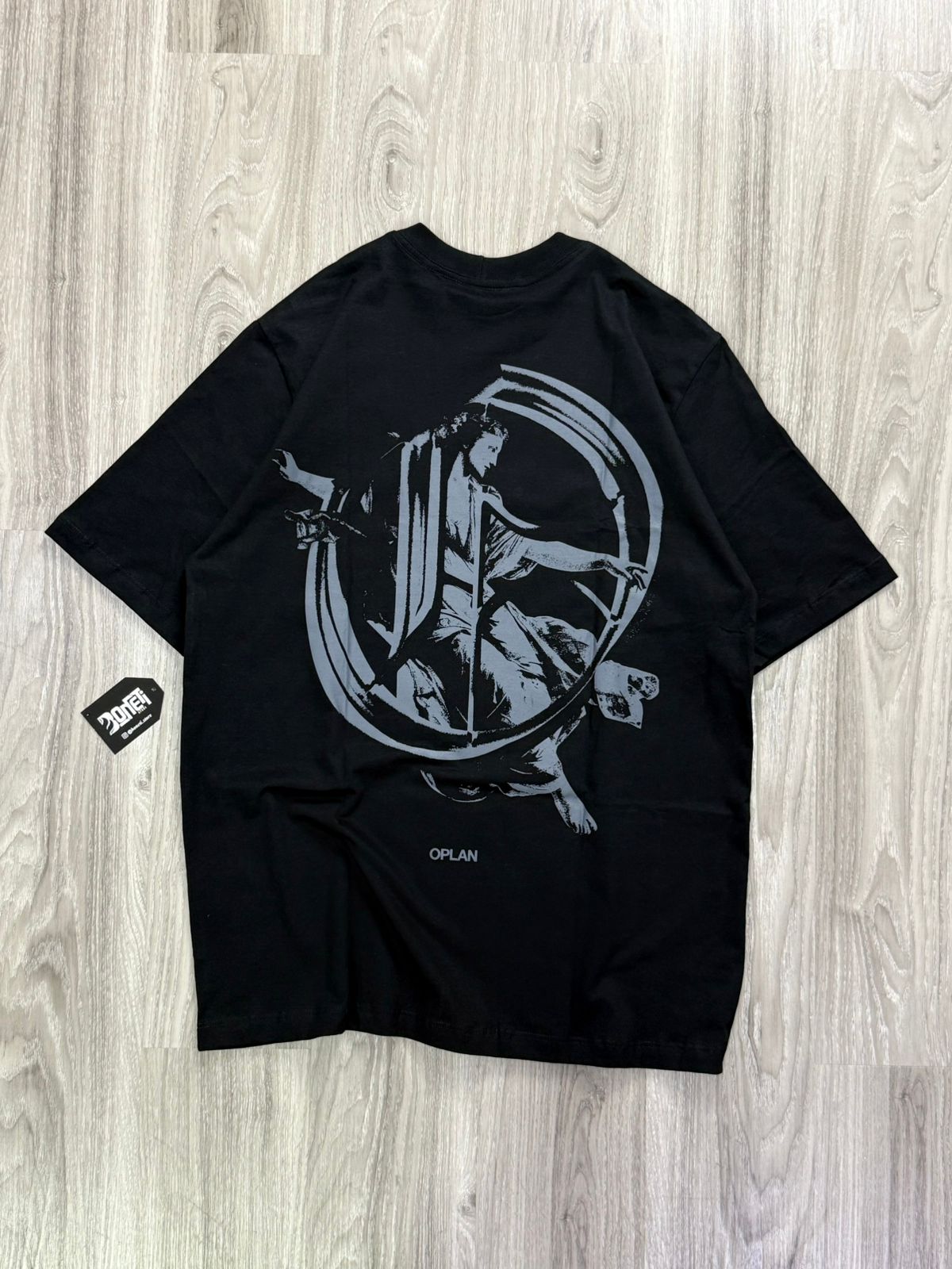 CAMISETA OVERSIZED OPLAN PURITY - PRETA