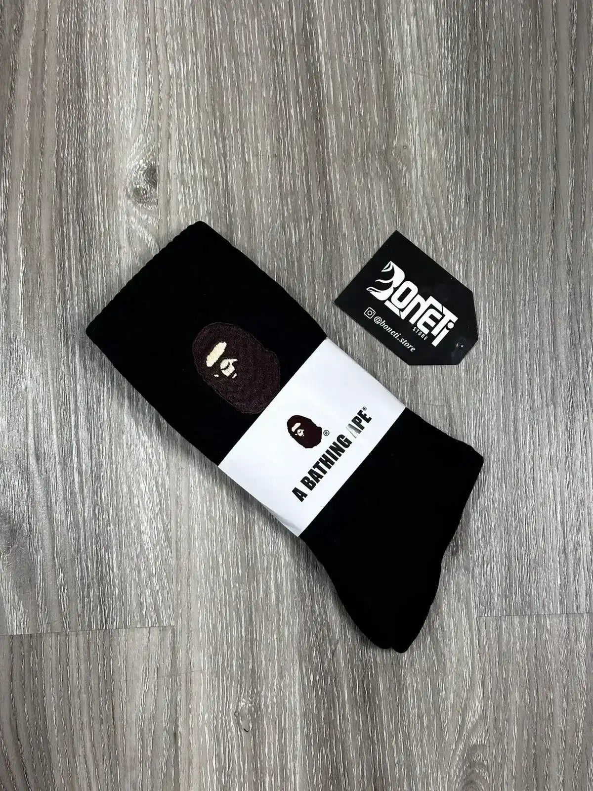 MEIA CANO ALTO BAPE BALLOON - PRETA