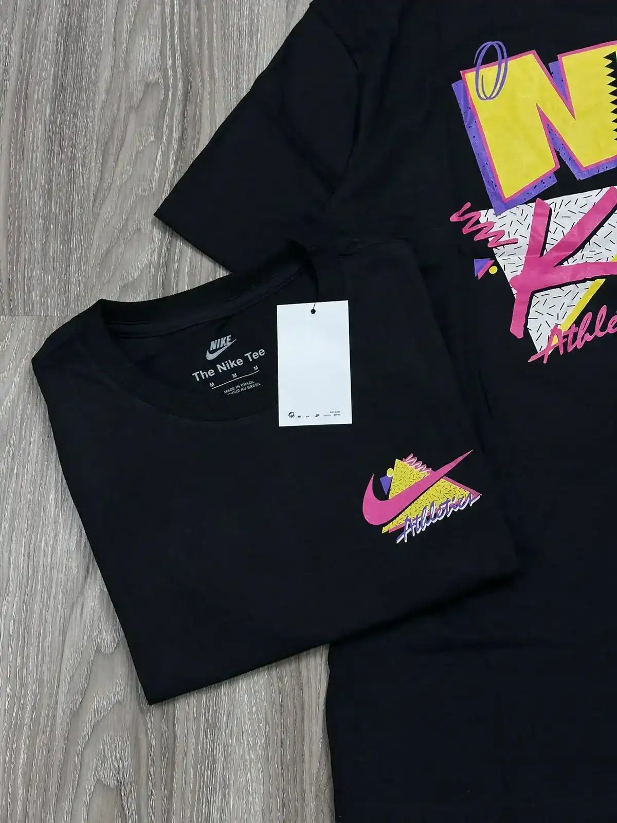 CAMISETA NK ATHLETICS - PRETO