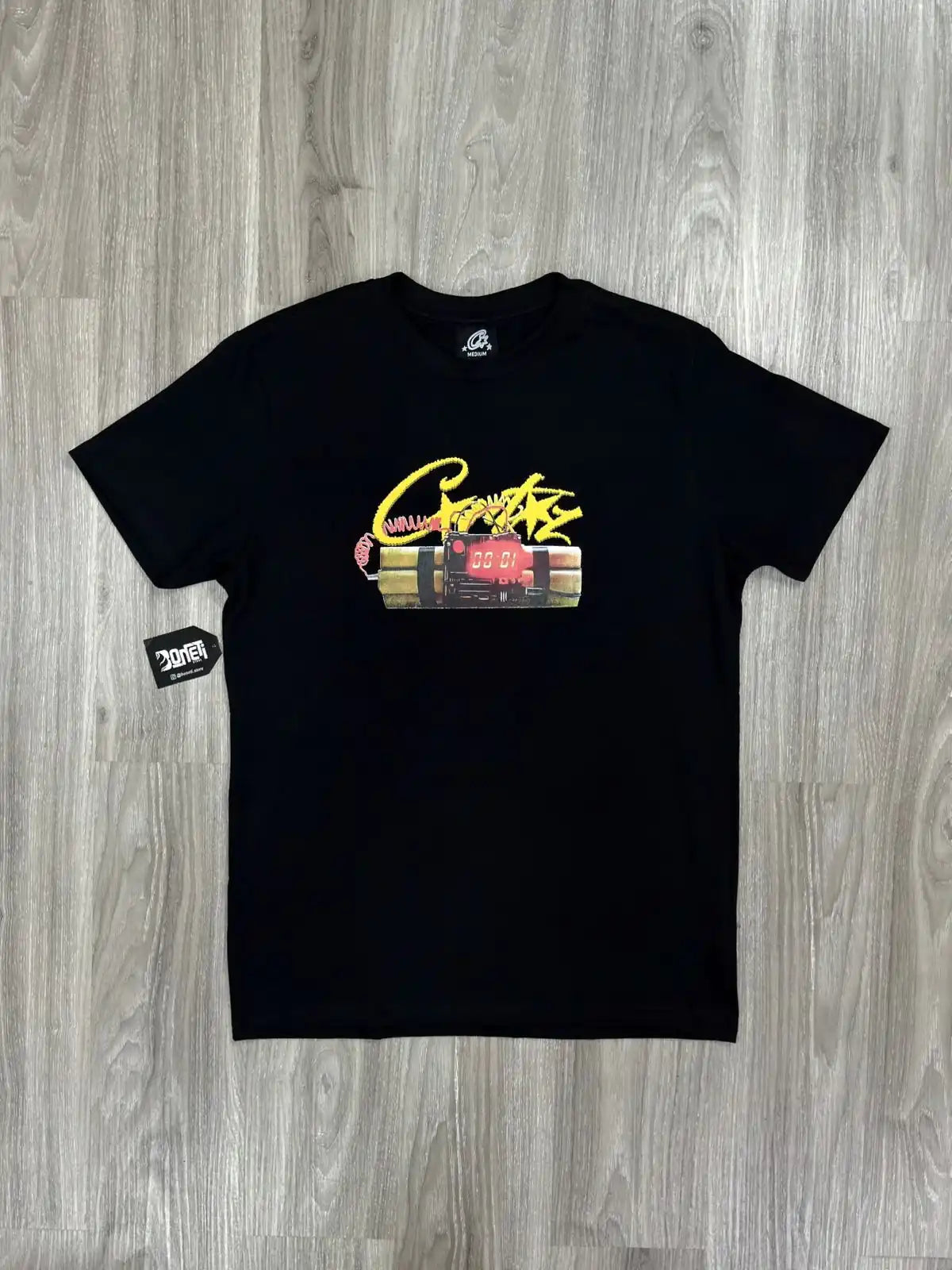 CAMISETA CORTEIZ TIMES UP - PRETA