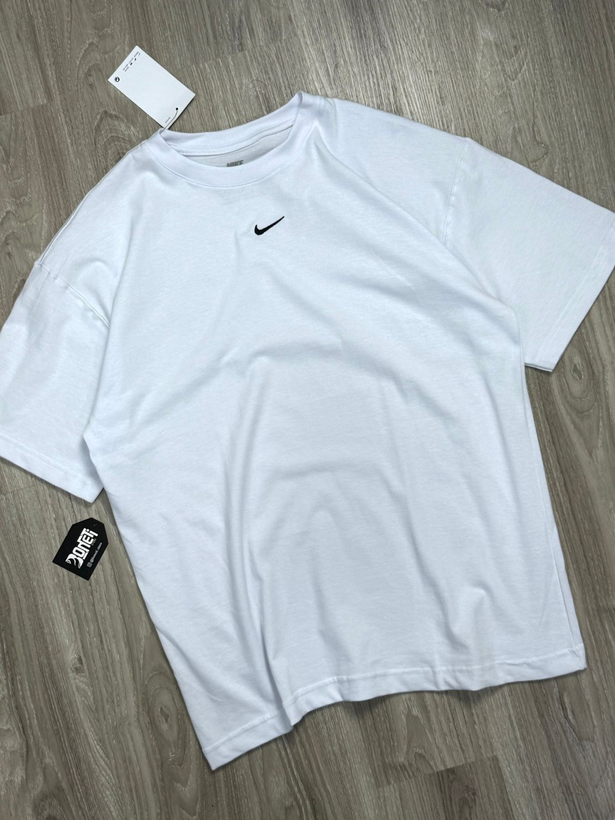 CAMISETA OVERSIZED NK ESSENTIALS - BRANCA