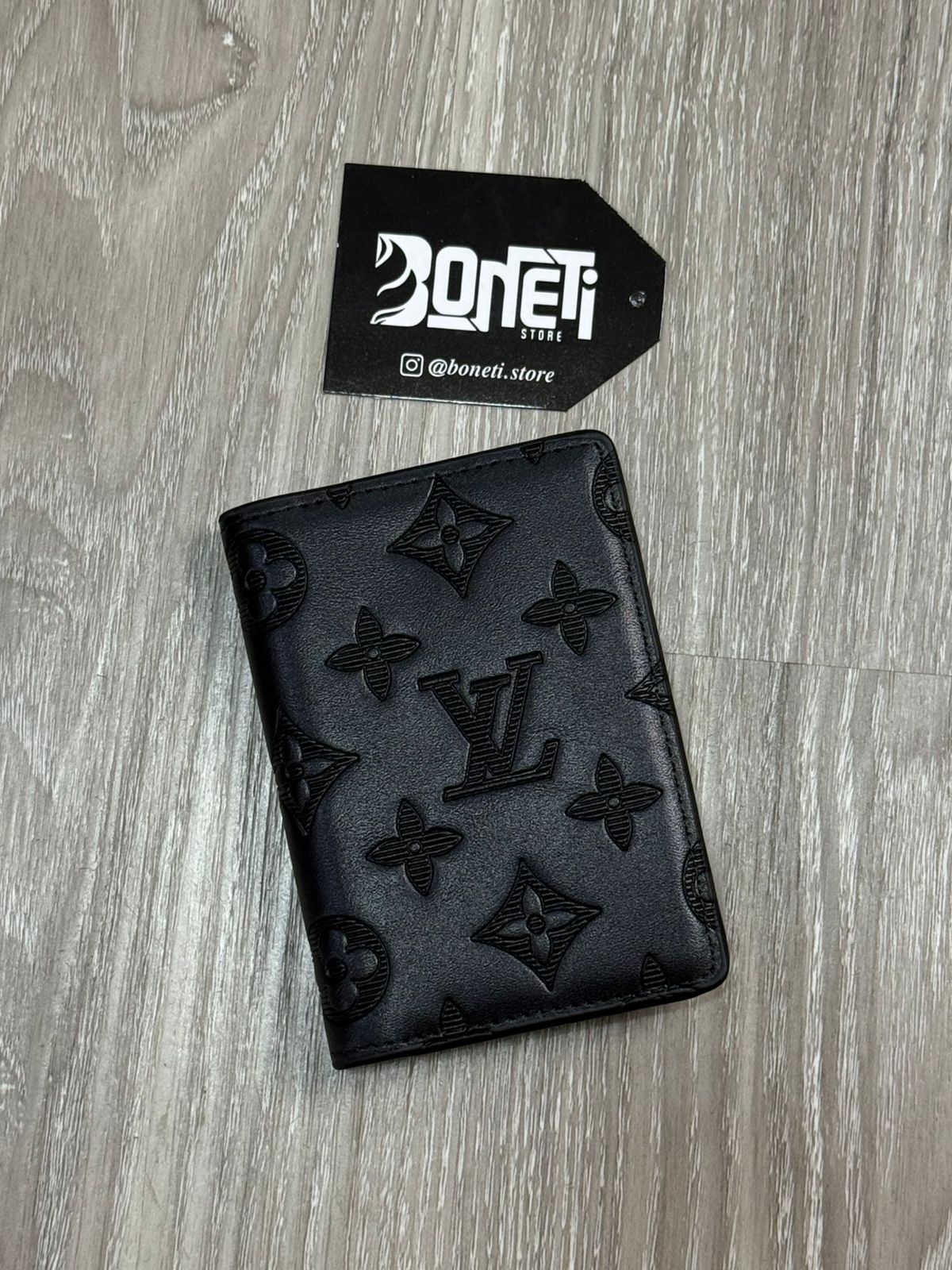 PORTA CARTÃO LV ECLIPSE LISO - PRETA