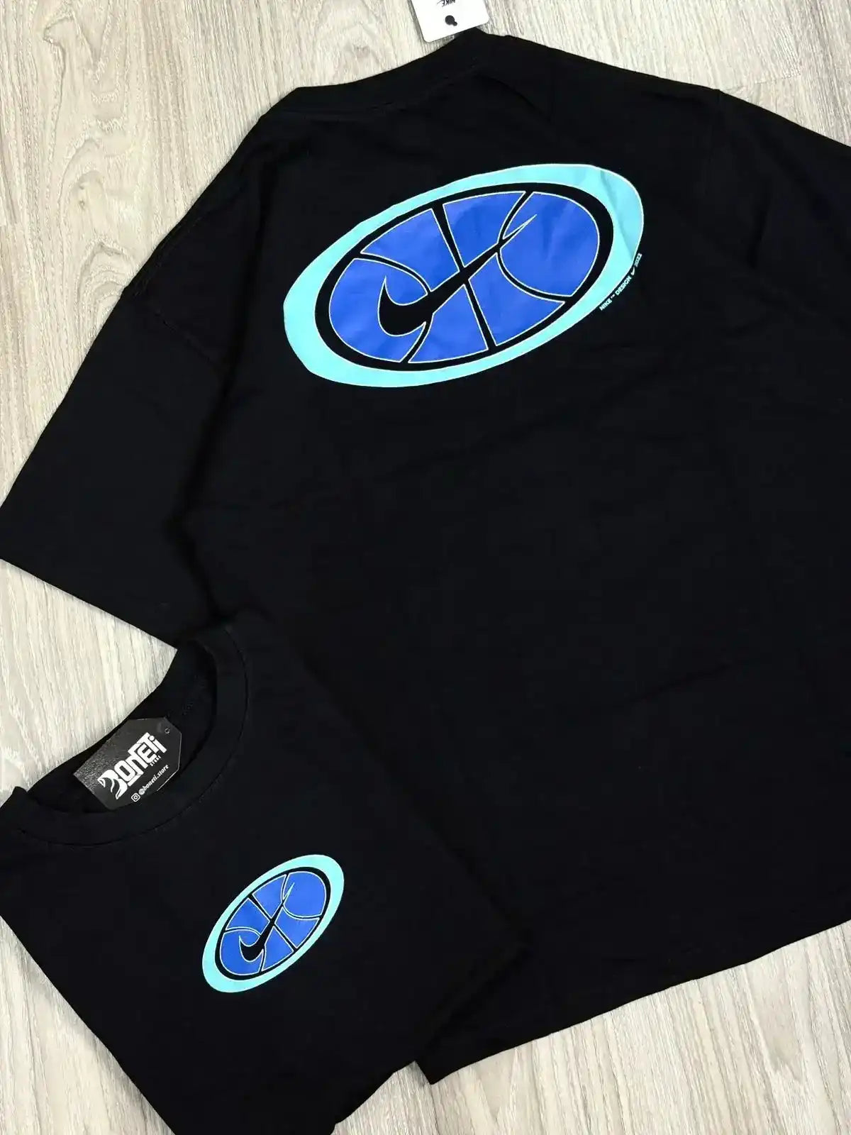 CAMISETA OVERSIZED NK ARGON - PRETA