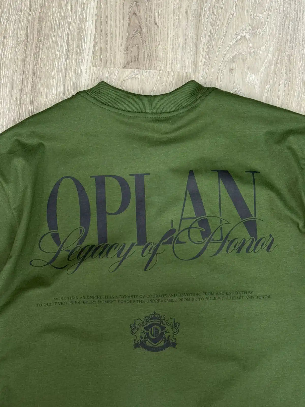 CAMISETA OVERSIZED OPLAN LEGACY - VERDE