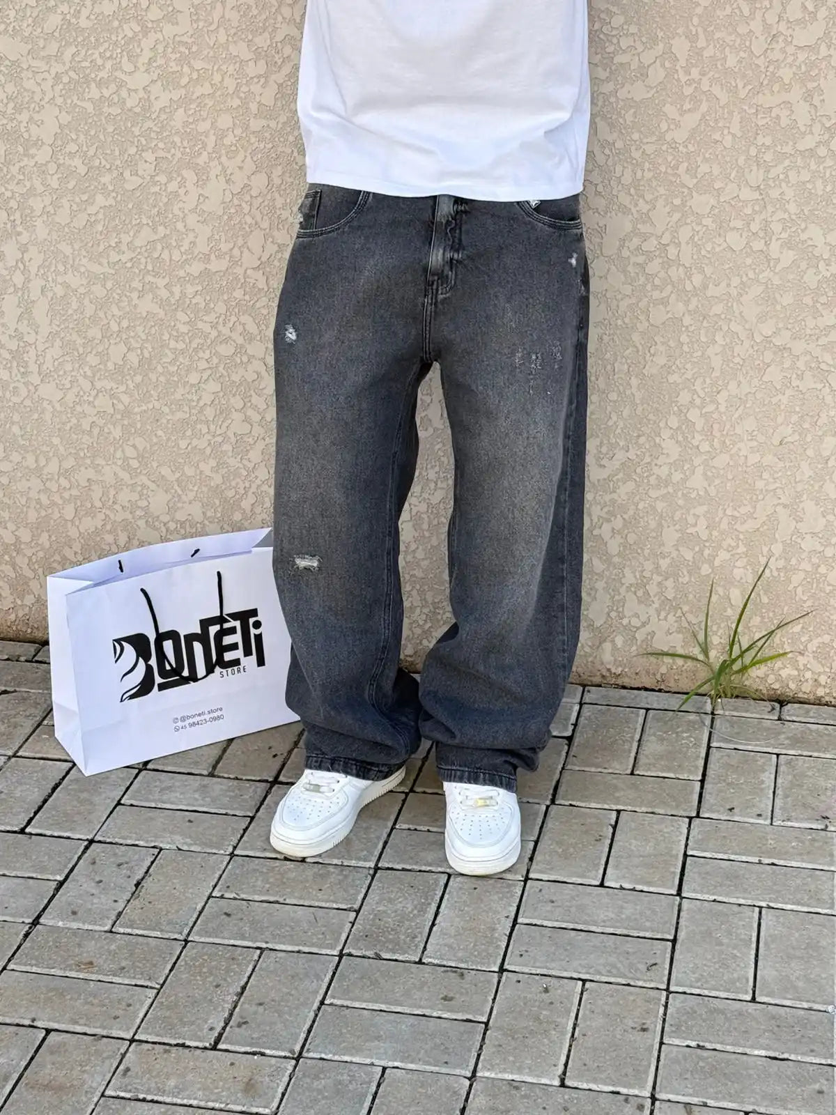 CALÇA JEANS RETA ESCURA PRESENCE - 7584