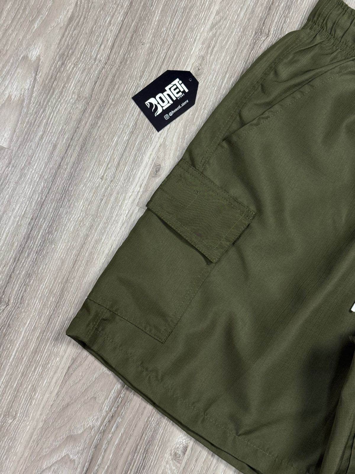 SHORTS RIP STOP CARGO NK CLUB - VERDE MUSGO